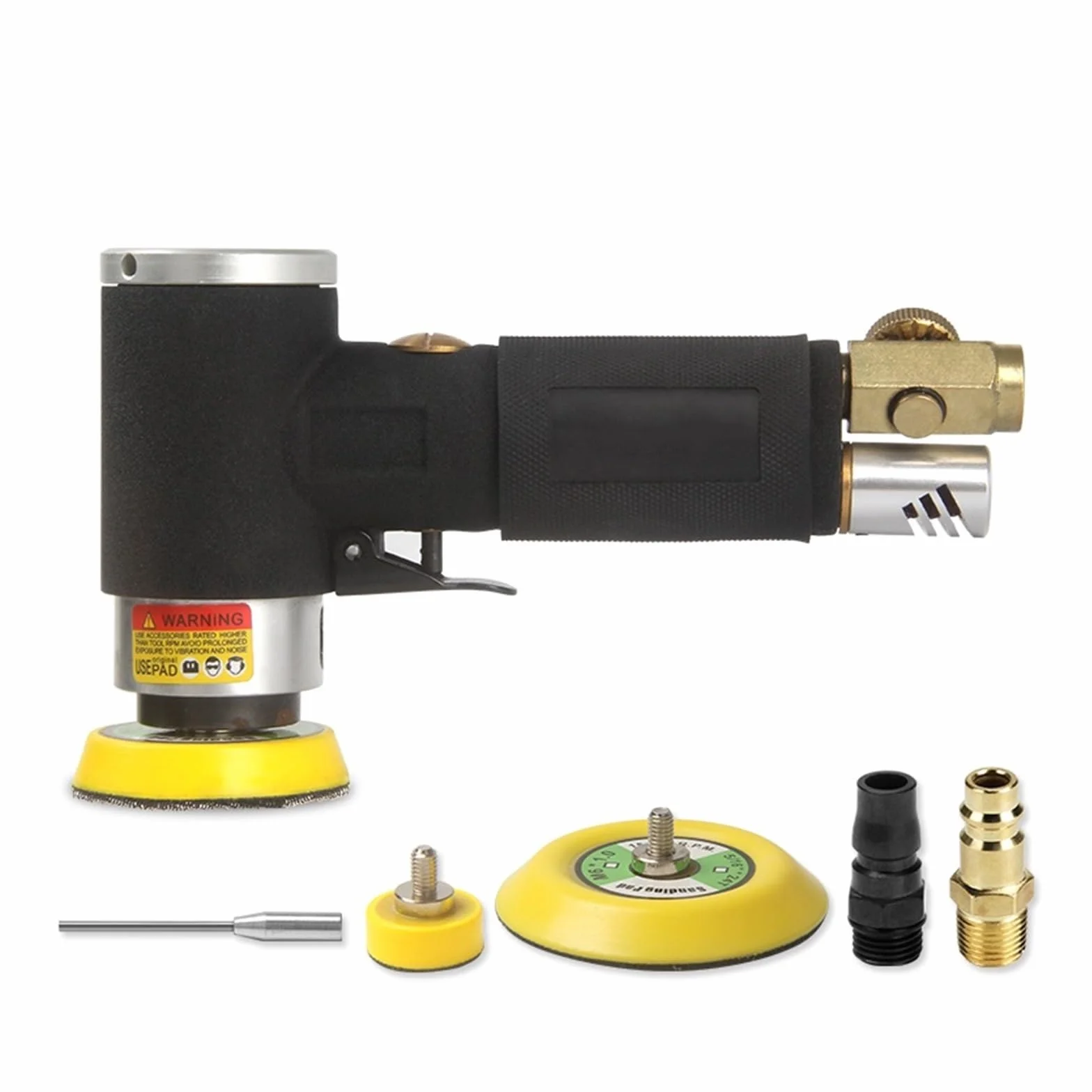 Maszyna do polerowania/szlifierki, maszyna mimośrodowa 5MM, szlifierka oscylacyjna/szlifierka 125/150MM, zestaw tarcz polerskich z papierem ściernym | Mini Grinder Suit