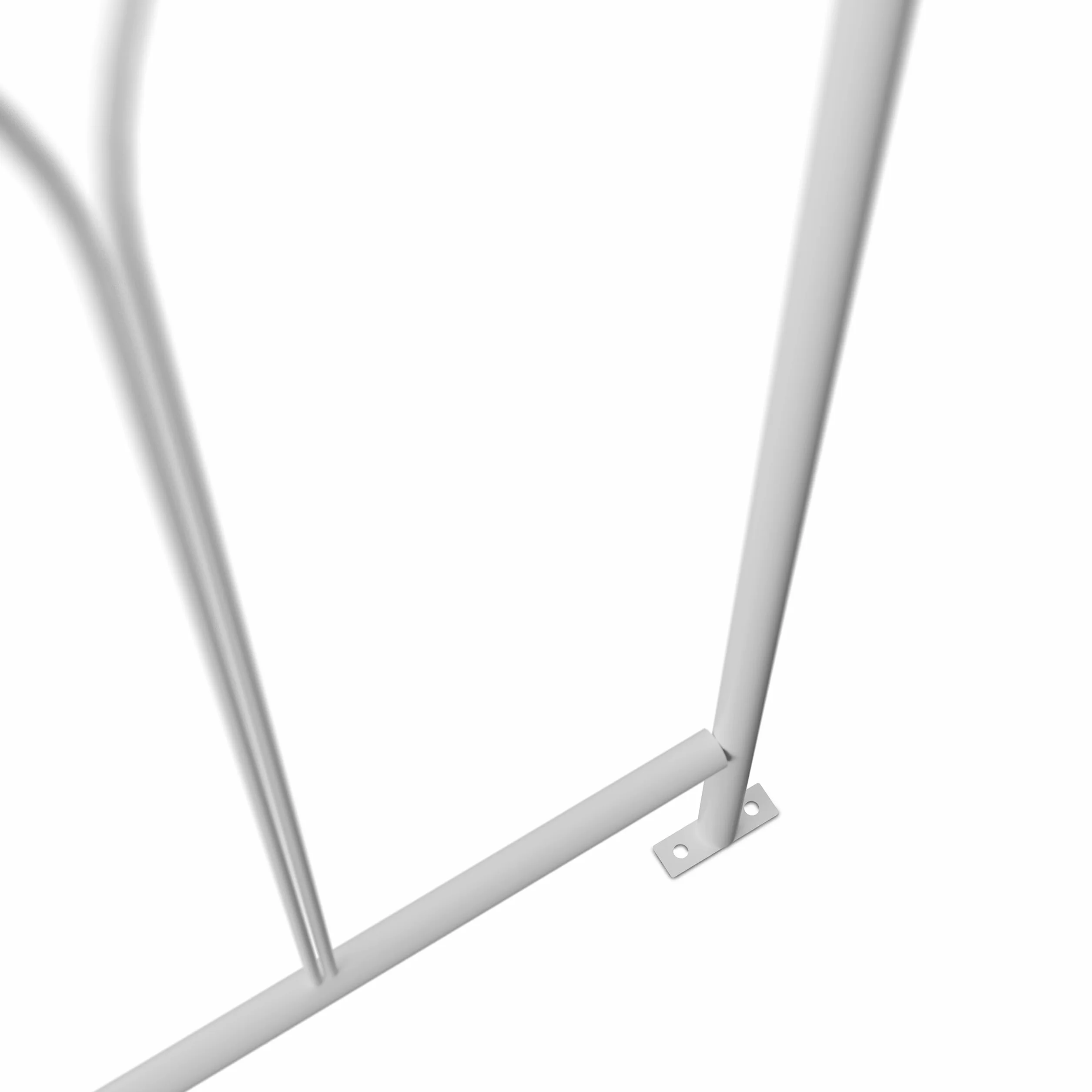 Relaxdays Altana ogrodowa, pawilon metalowy, wys. 269 x 211 x 211 cm, pawilon tarasowy, podpórka dla roślin, pergola, biała, stal