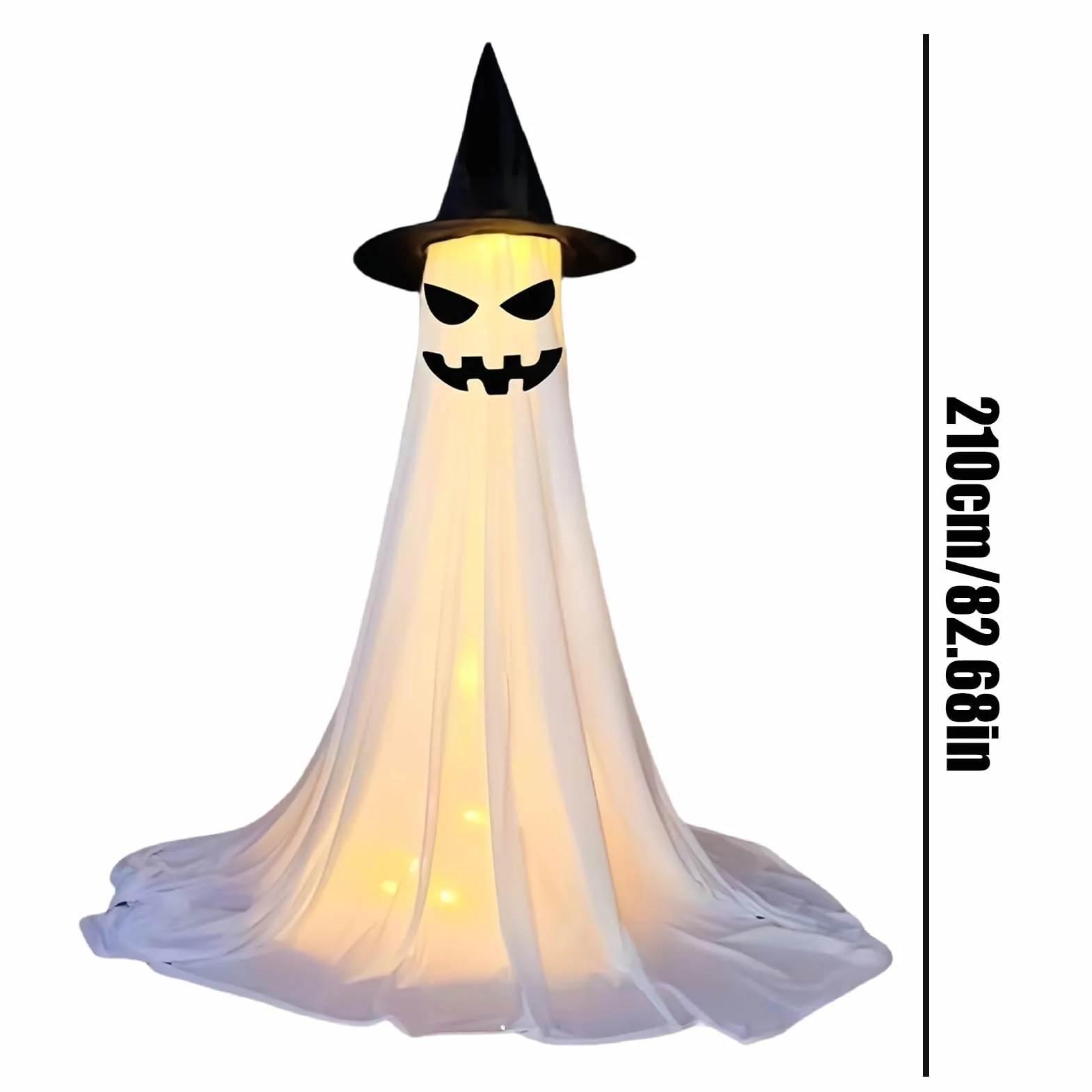 Halloween duch | Halloween dekoracja do wnętrz – straszny prezent do kuchni, pokoju, ogrodu, na okno, do łazienki, sypialni