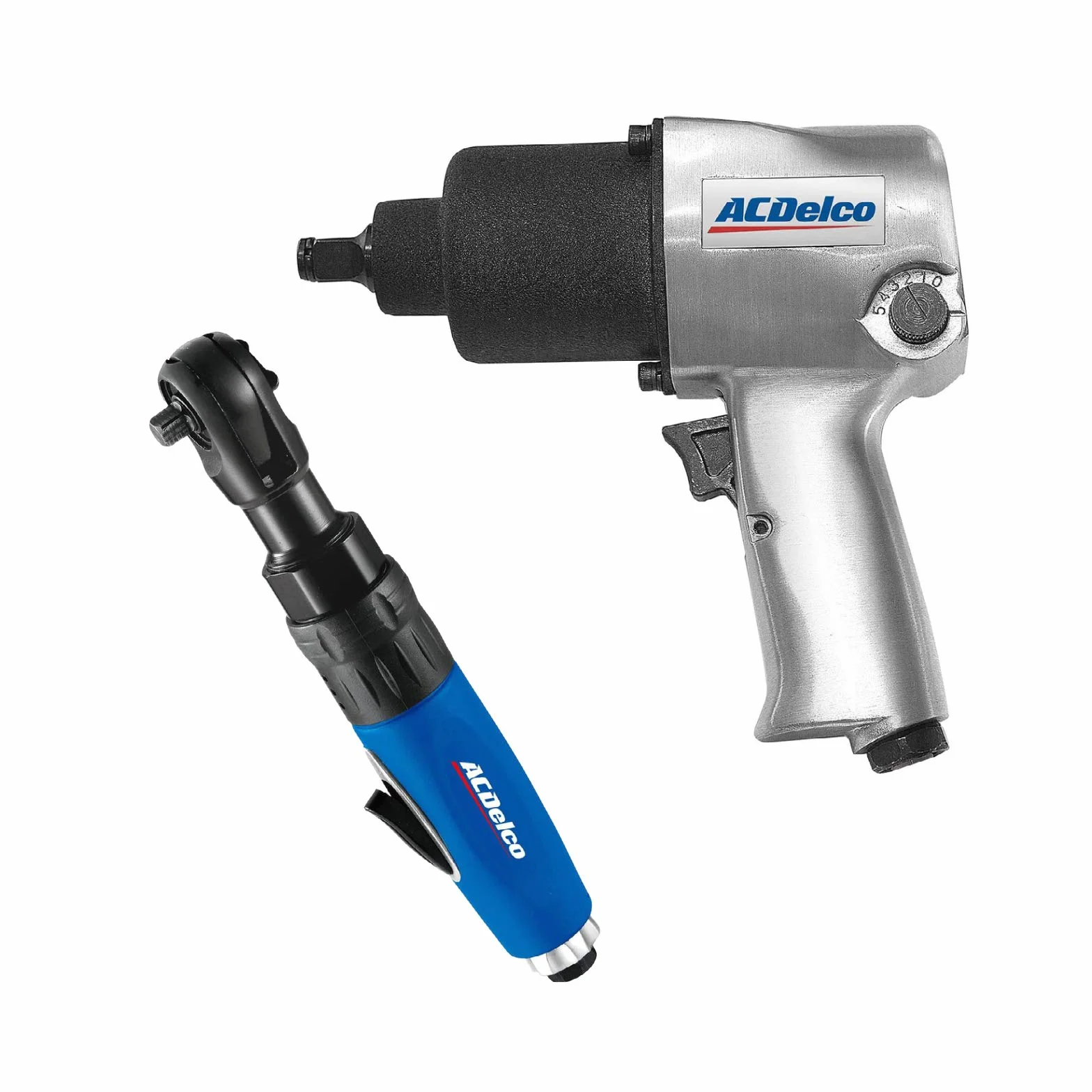 ACDelco ANI405A-NK1 pneumatyczny wytrzymały podwójny młotek ½" 5-biegowy klucz udarowy i zestaw narzędzi z grzechotką 3/20.3 cm