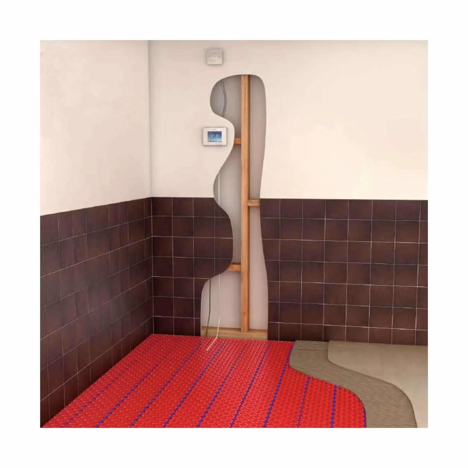 5 m² samoprzylepna mata do odparowywania płytek w łazience, pod prysznicem, na tarasie, w ogrodzie zimowym