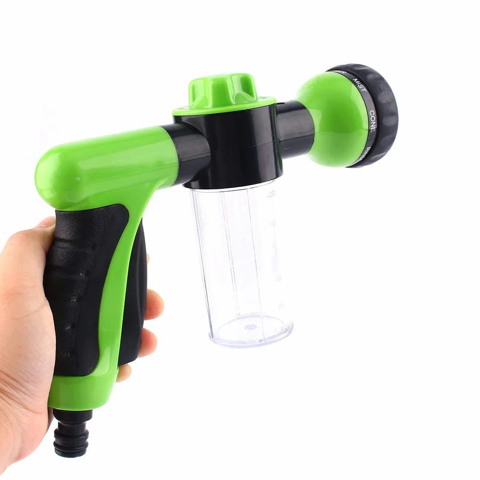 Schaumpistole Schaumkanone Auto Schaumwasserpistole 8 Bewässerungsmuster Waschpistole