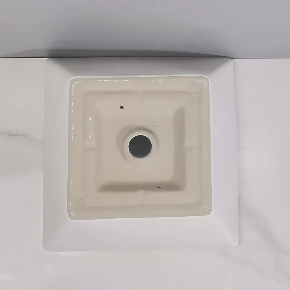 Umywalka Nablatowa Do Łazienki Umywalka Nablatowa Do Łazienki Nowoczesna Kwadratowa Ceramiczna Umywalka Nablatowa Do Łazienki Biała Ceramiczna Umywalka Do Łazienki Umywal