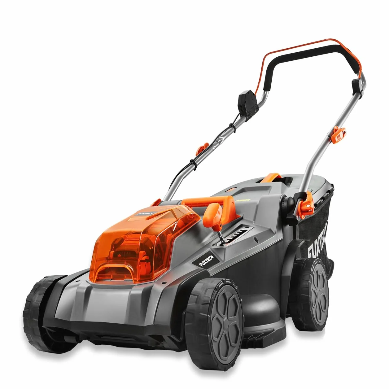 Kosiarka akumulatorowa FUXTEC 40V (2x20V) E2RM43 - szerokosc koszenia 43 cm, zmienna wysokosc koszenia, kosiarka elektryczna, akumulatorowa (akumulator litowo-jonowy i ladowarka w zestawie)