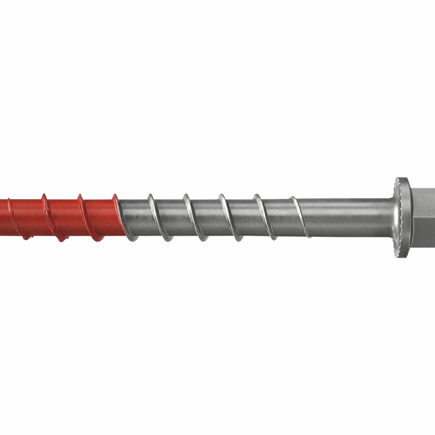 fischer UltraCut FBS II 8x100 50/35 US sześciokątny ze stali nierdzewnej, wydajna śruba do betonu z hartowaną końcówką, do obszarów zewnętrznych i mokrych, do bezpiecznego mocowania w betonie, 50 szt.
