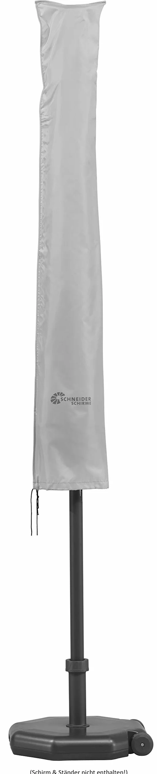 Schneider 821-00 Parent Pokrowiec na Parasol Przeciwsłoneczny, Srebrny, 300 cm Ø