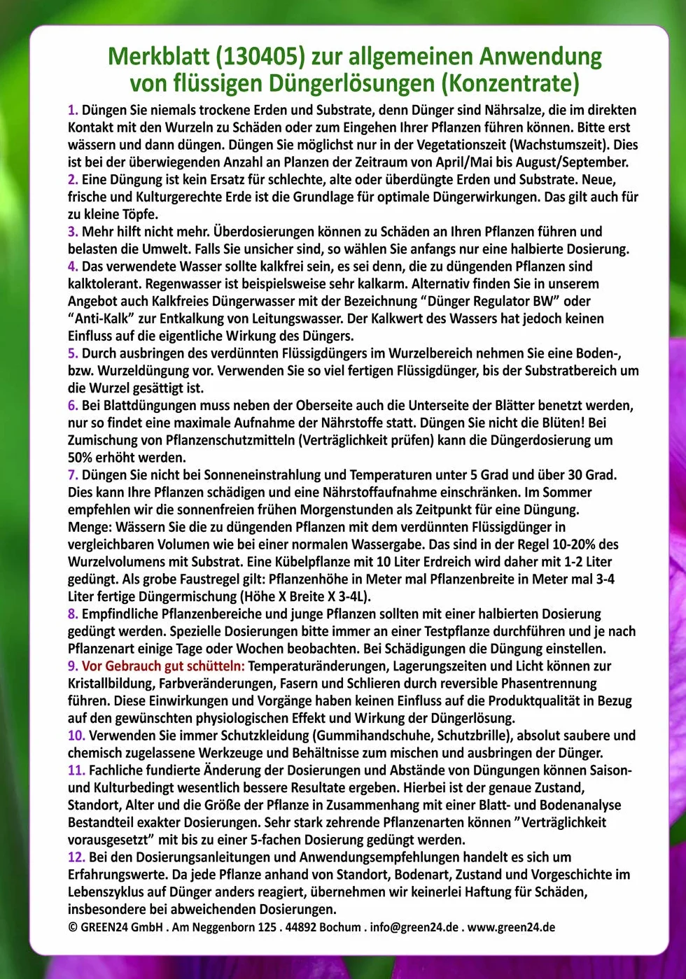 GREEN24 Specjalny nawóz bambusowy FE PRO Premium NPK nawóz płynny do roślin i trawy