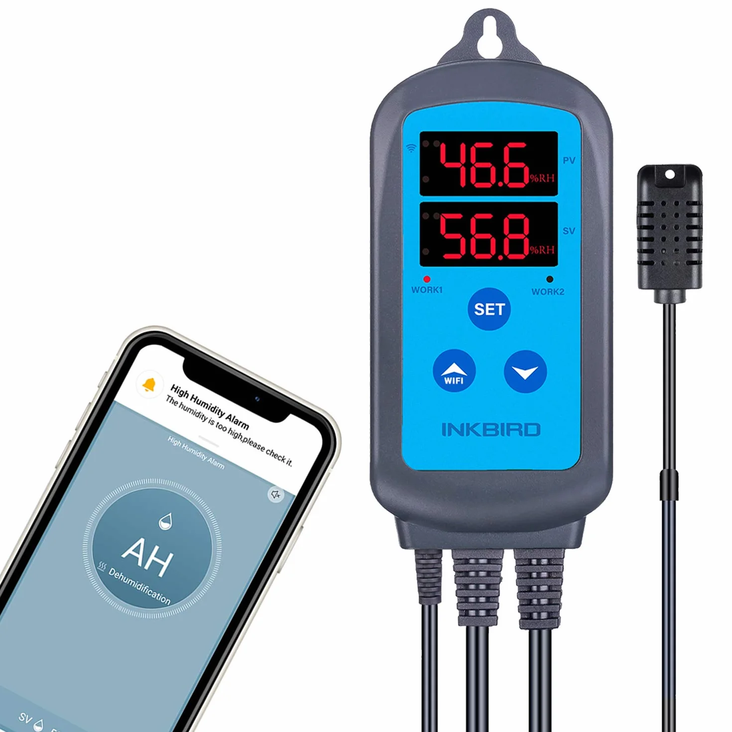 Inkbird IHC-200 WiFi Kontroler wilgotności do szklarni
