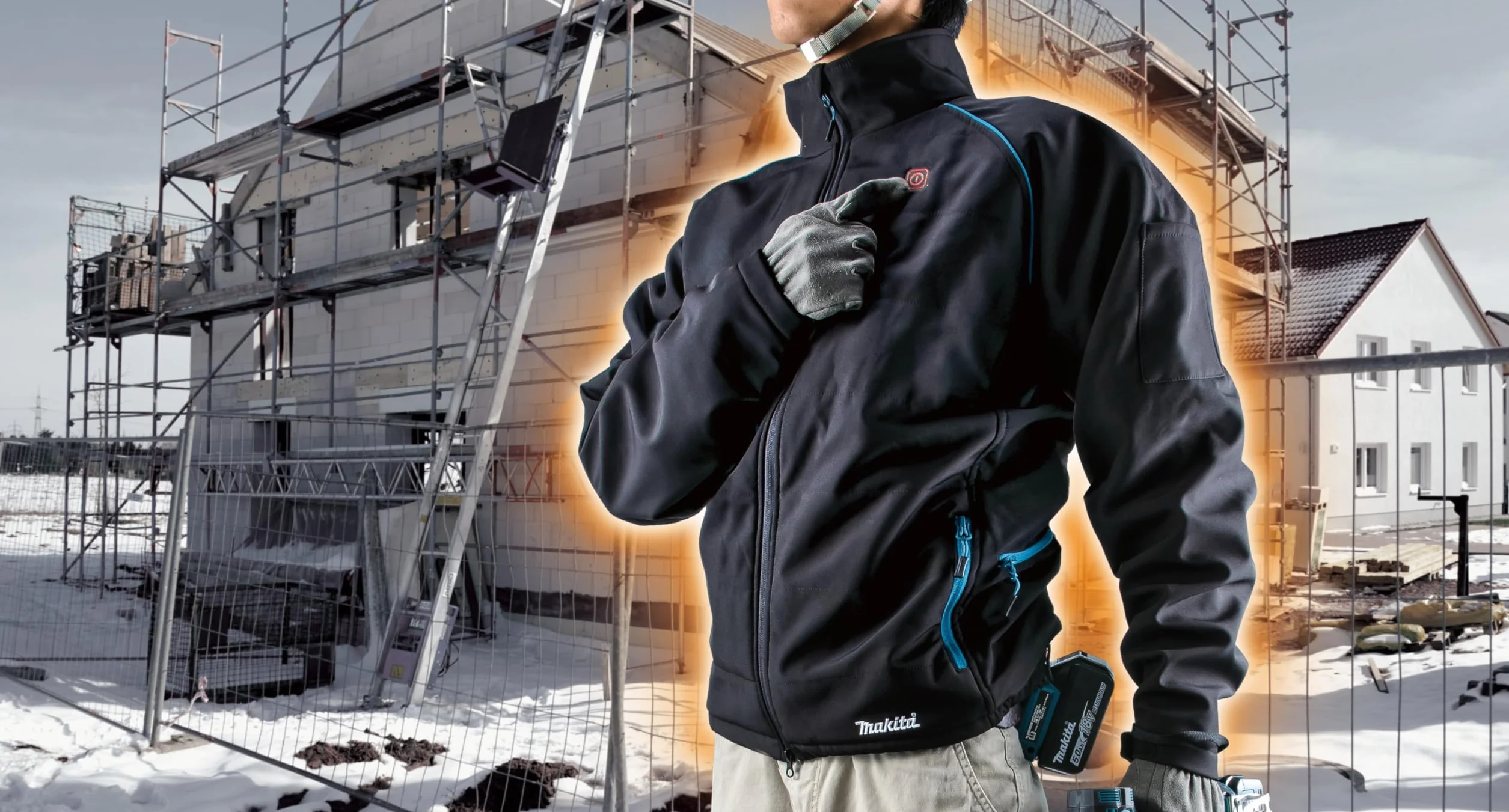 Makita DCJ205ZM Akumulatorowa Kurtka Termiczna Rozm. m