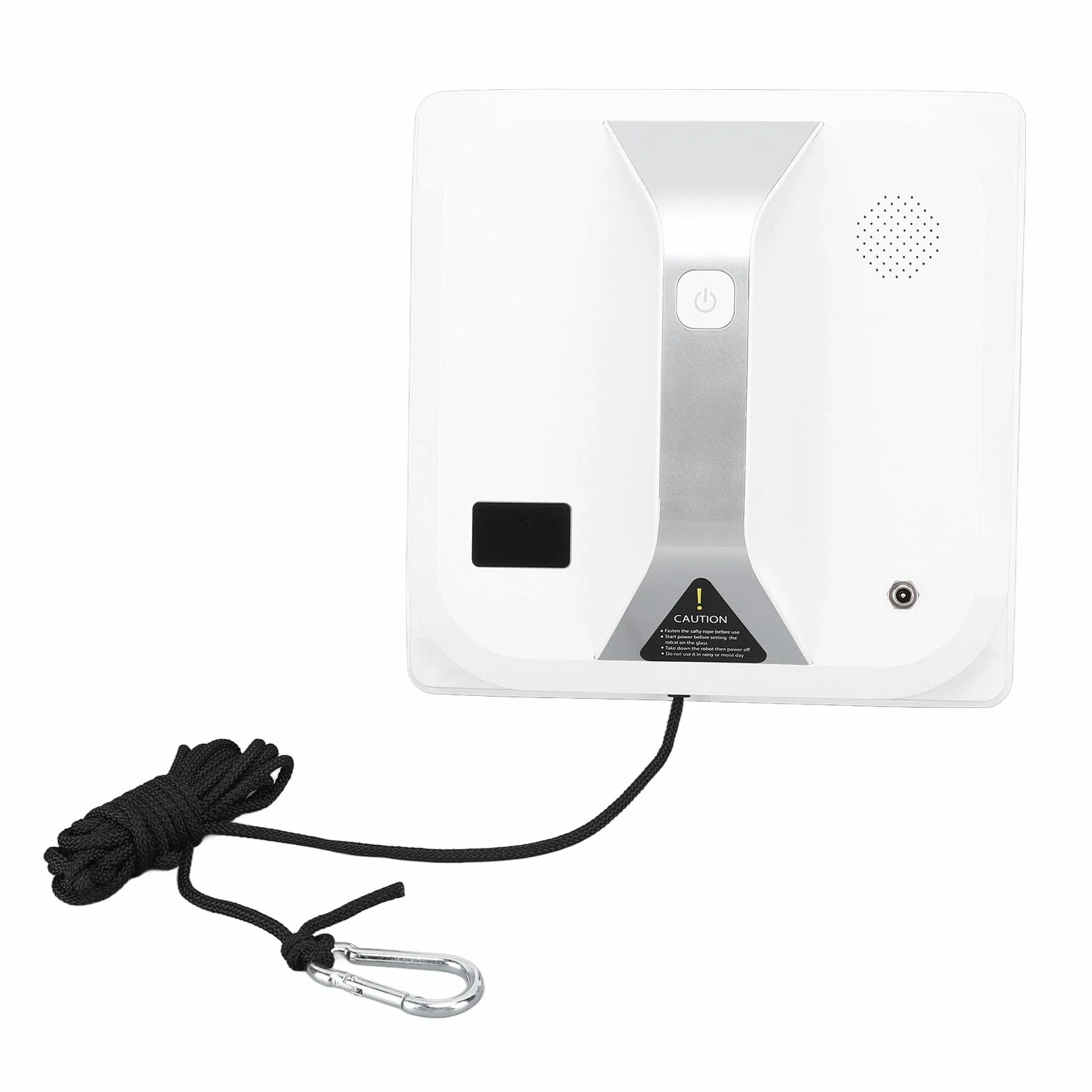Robot do Czyszczenia Szkła, Automatyczny środek do Czyszczenia Okien 80 W Niski Poziom Hałasu 100-240 V 2800 Pa Ssania Kwadratowy Kształt dla Domu (Wtyczka UE)