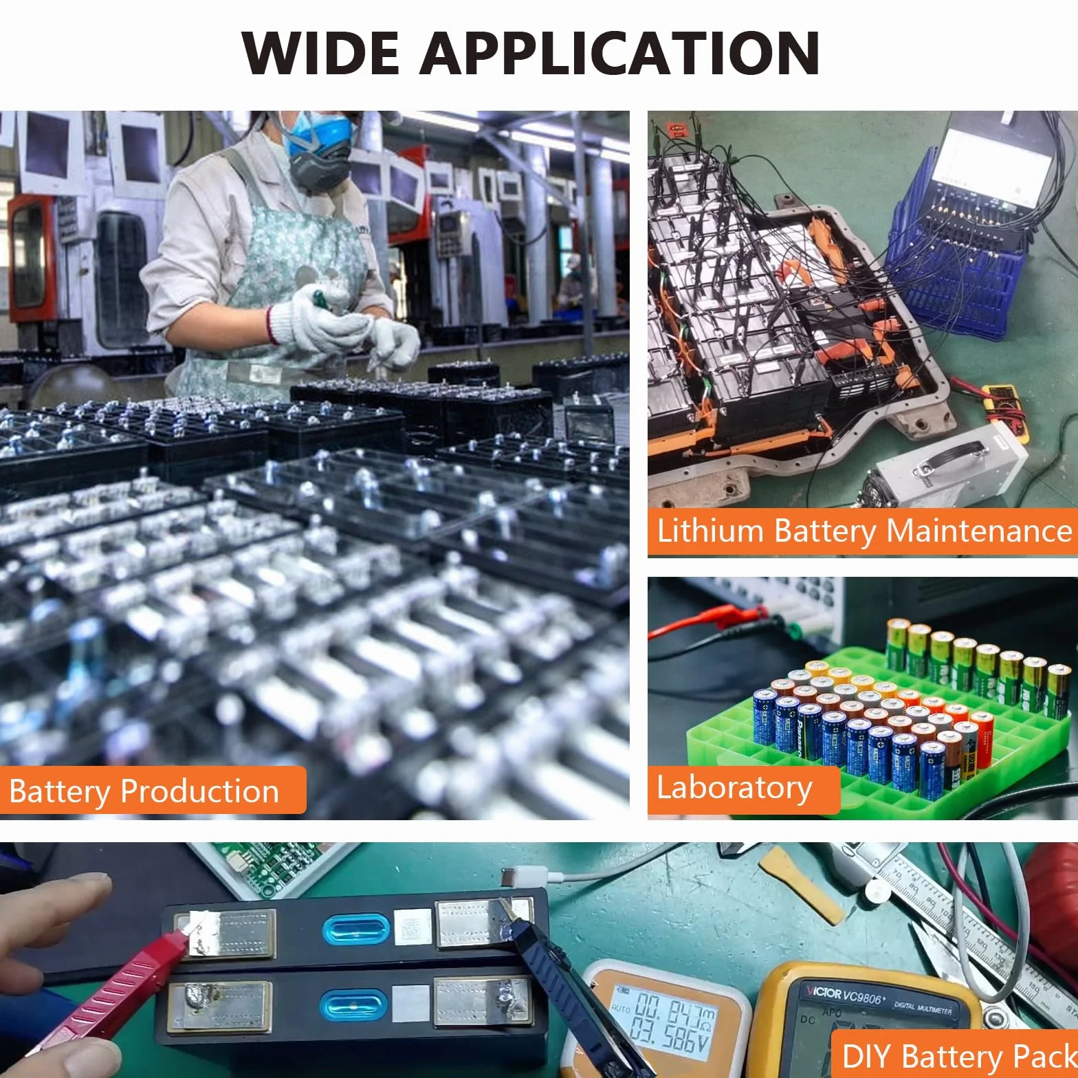 Miernik rezystancji wewnętrznej, napięcie akumulatora 1 uΩ~200Ω/0~±100 VDC, tester baterii ołowiowo-jonowych, litowo-żelazowo-fosforanowych, "zrób to sam" RC3563
