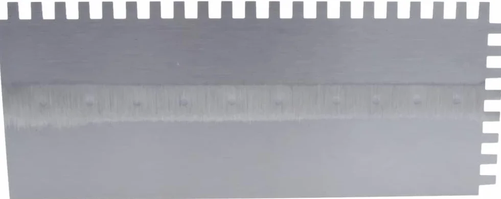 Marshalltown Paca zębata, nacięcie:SQ-6x10x6 mm z uchwytem DuraSoft, wykonana ze stali, dla glazurników, rozmiar: 279x114 mm