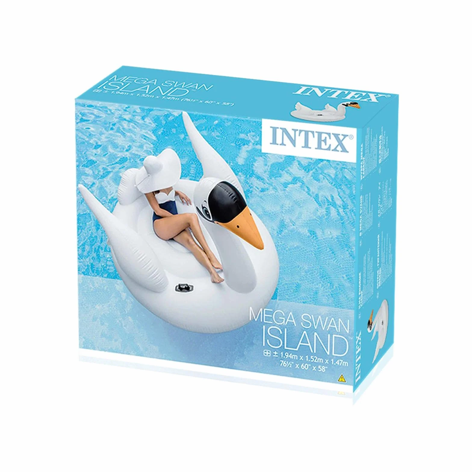 Intex Luchtbed Zwaan 194 X 152 x 147 cm