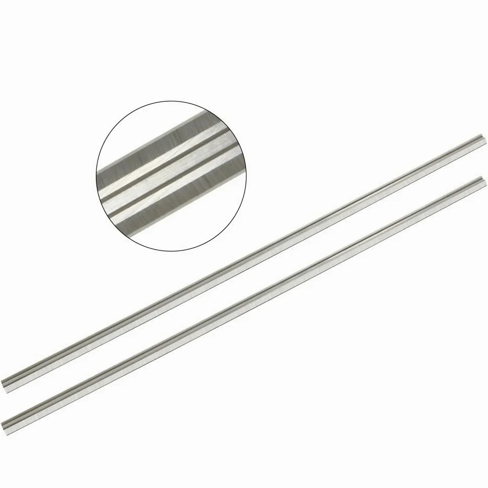 2 pary 12" 306mm grubość drewna ostrza do strugarki 306 X 8 X 2 mm części zamienne do noża strugarskiego