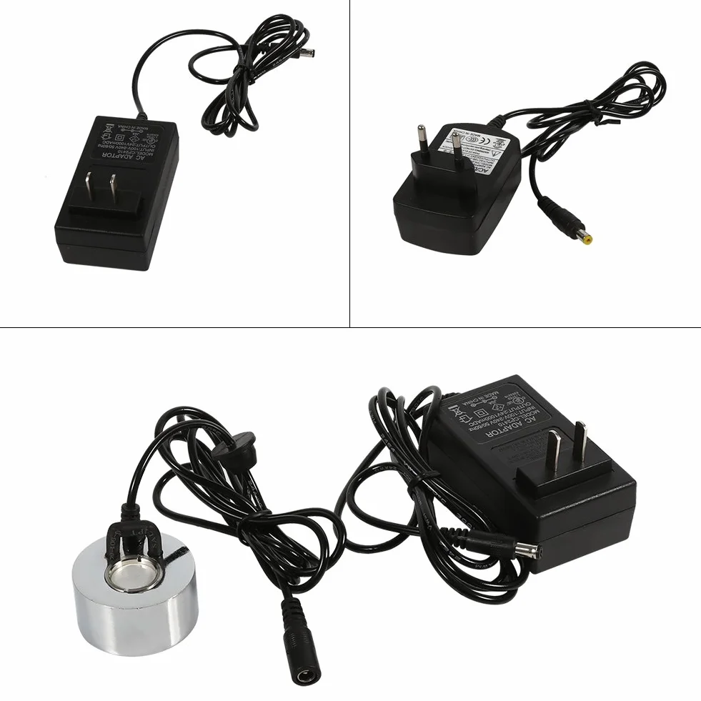 Mist Maker 24 V Ultradźwiękowy Nawilżacz Stacjonarny Fogger Fontanna Staw z Adapterem 100-240 V
