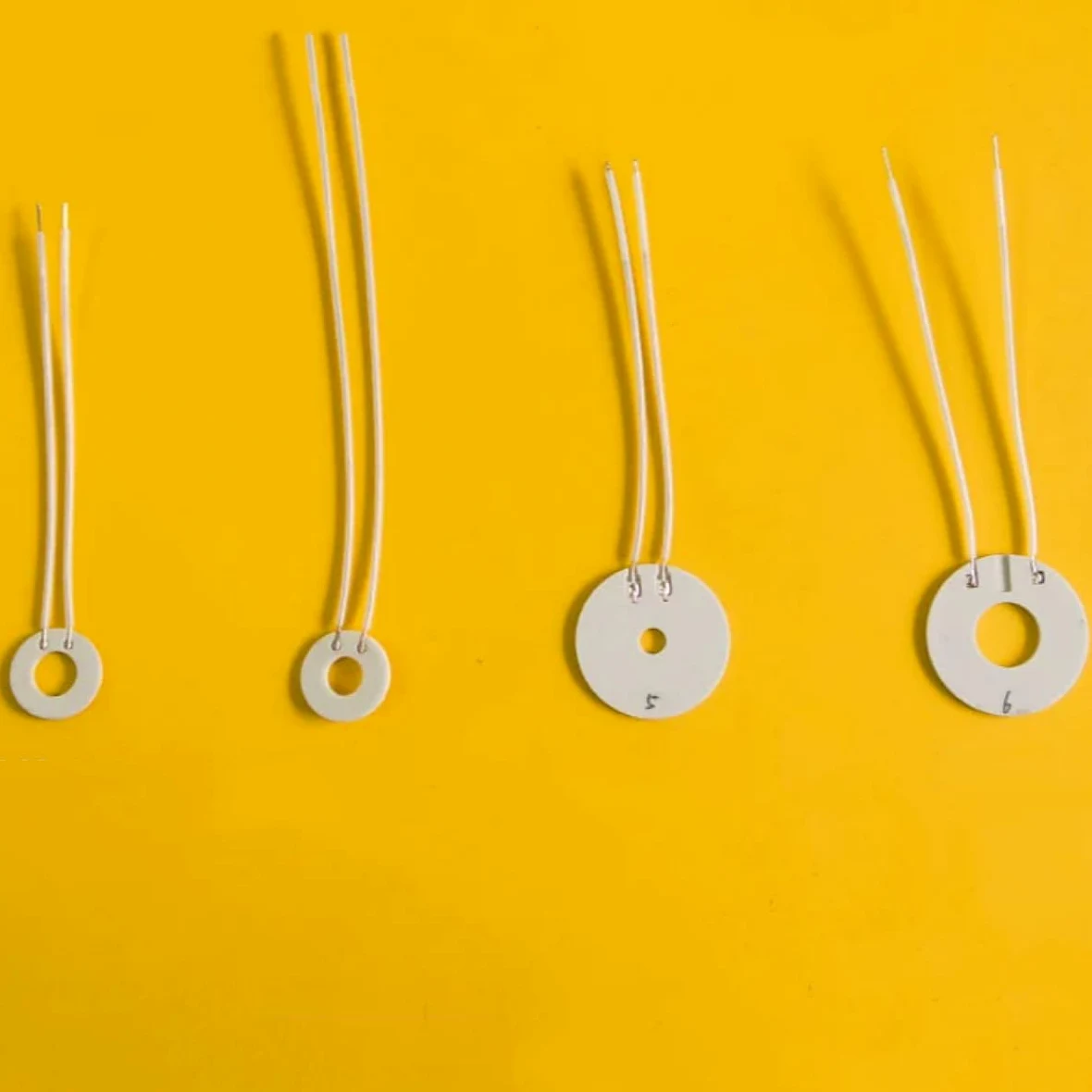 5Pcs Metal Ceramic Heating Ring, 92%-96% Alumina Ceramic Heater Element(7x14mm 24V)