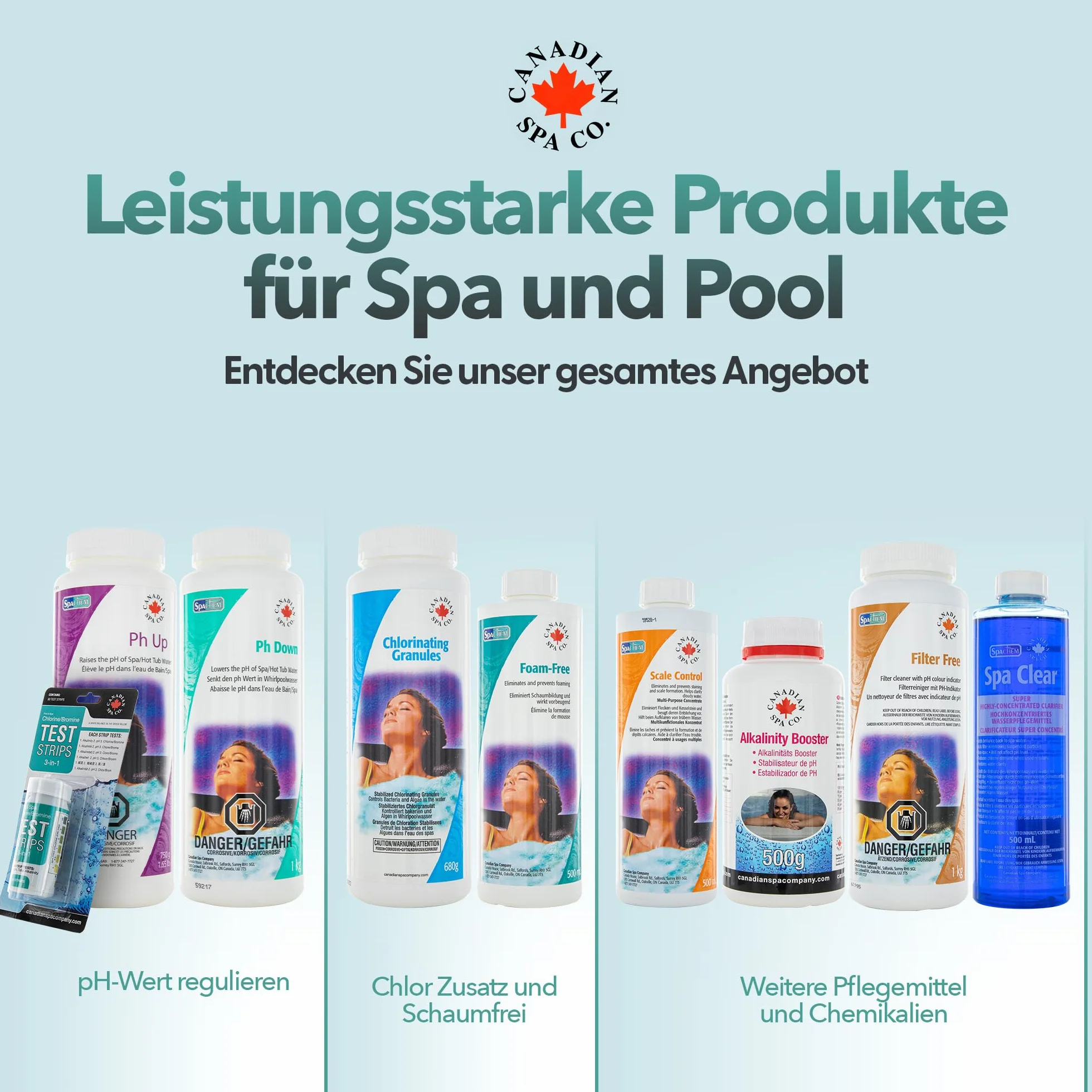 CANADIAN SPA CO. Pool shocker 1 kg granulki z aktywnym tlenem do basenu