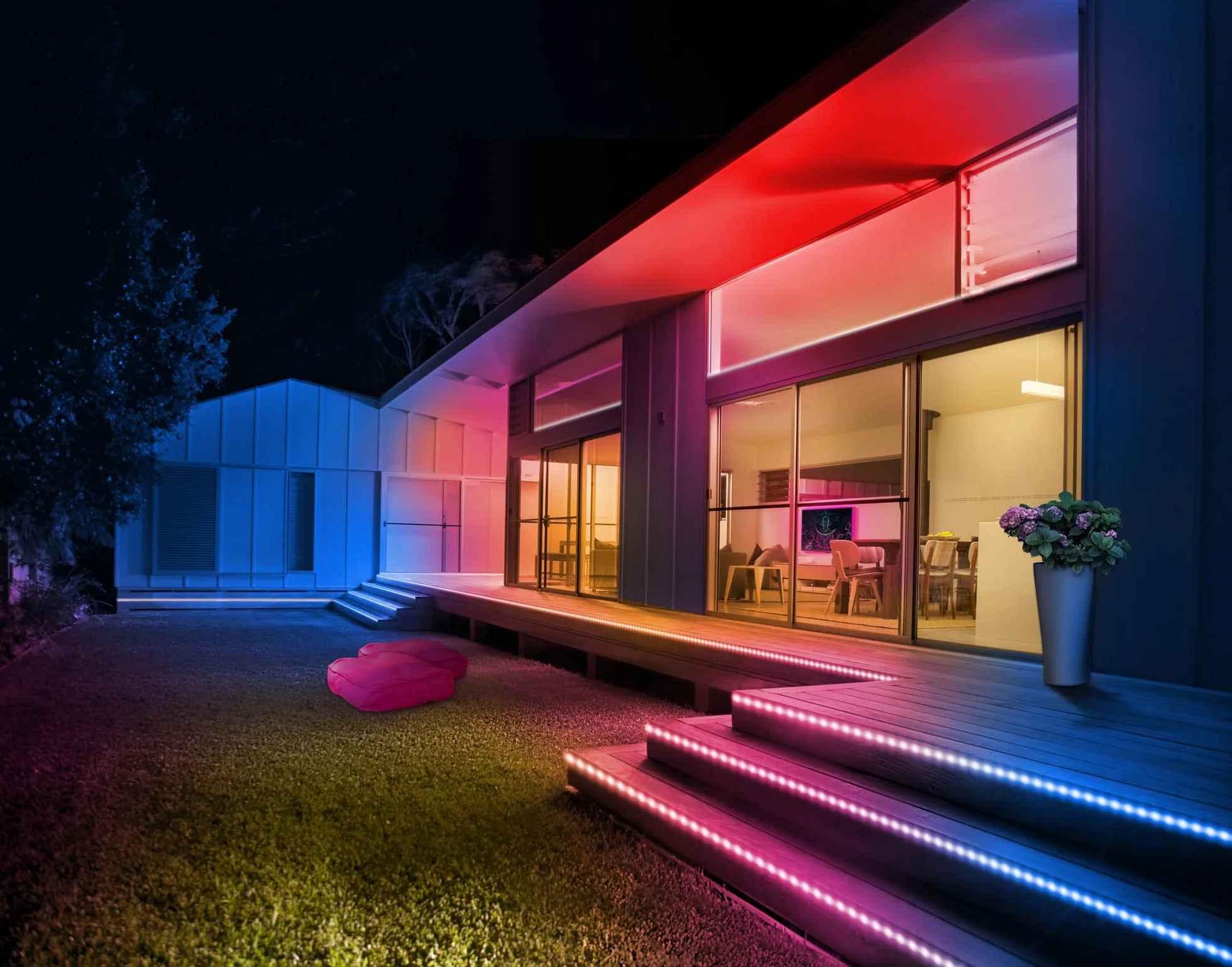 OSRAM Taśma LED SMART+ WIFI OUTD FLEX 3M, biała, 12 W, 790 lm, sterowana barwa ciepła od ciepłej do chłodnej bieli, światło RGB, do użytku na zewnątrz, sterowanie za pomocą aplikacji, długa żywotność,