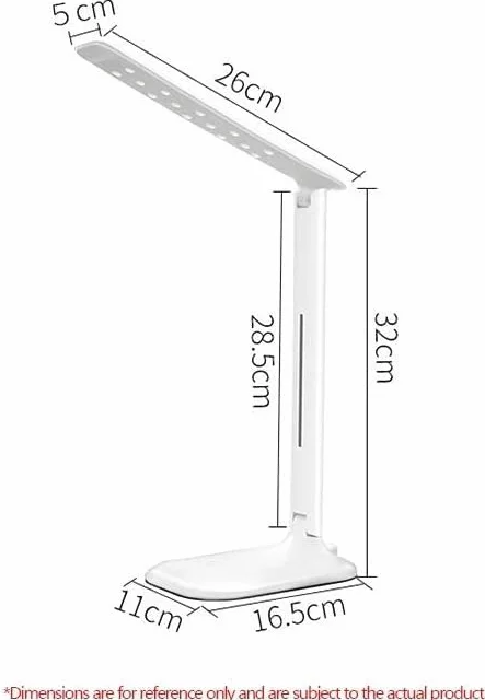 XANAYXWJ Do salonu Składane ładowanie USB Możliwość przyciemniania Lampy biurkowe Student Nauka czytania ół do ochrony oczu Domowa lampka nocna
