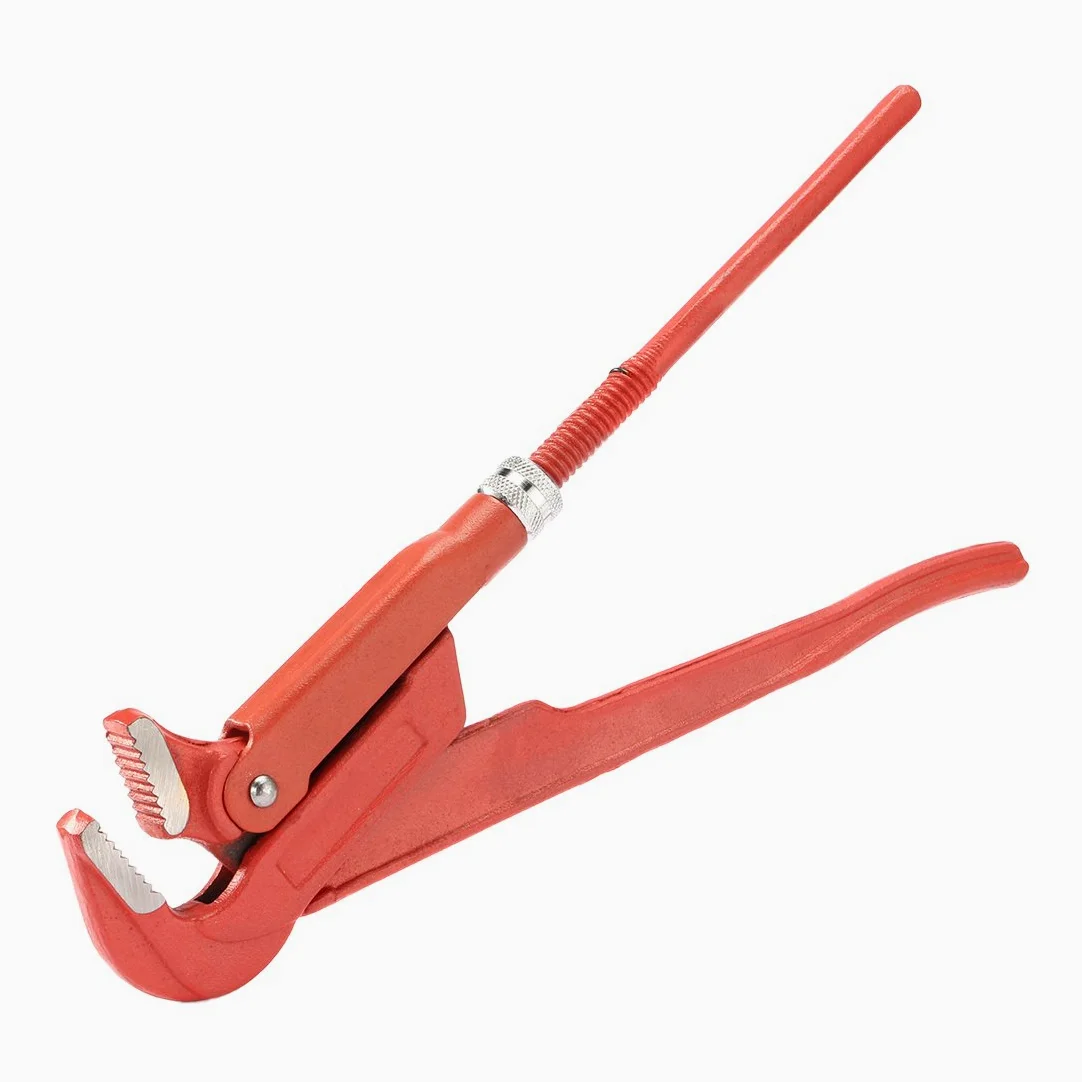 Wytrzymały aluminiowy klucz do rur hydraulicznych, płaski 90-stopniowy, szwedzki, 1,5-calowy