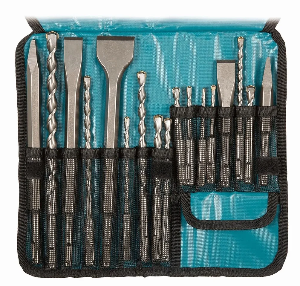 Makita D-53073 SDS Plus zestaw dłut w woreczku (17-częściowy)