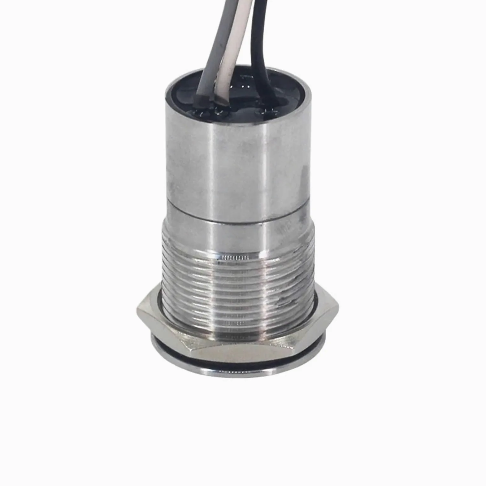 1 sztuk/inteligentny przełącznik czujnika dotykowego 12 V zatrzaskowe czujniki chwilowe przycisk 16/19/22/25/30 mm DC 6 V 24 V | Czerwona dioda LED, 22 mm