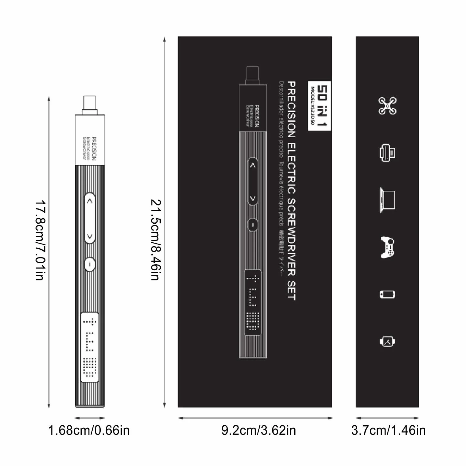 Electric Screwdriver Bit Kit, 3 ustawienia obrotowego, zestaw narzędzi do naprawy elektroniki, zestaw śrub do naprawy telefonu, narzędzia do naprawy aparatu, zestaw do naprawy laptopa,
