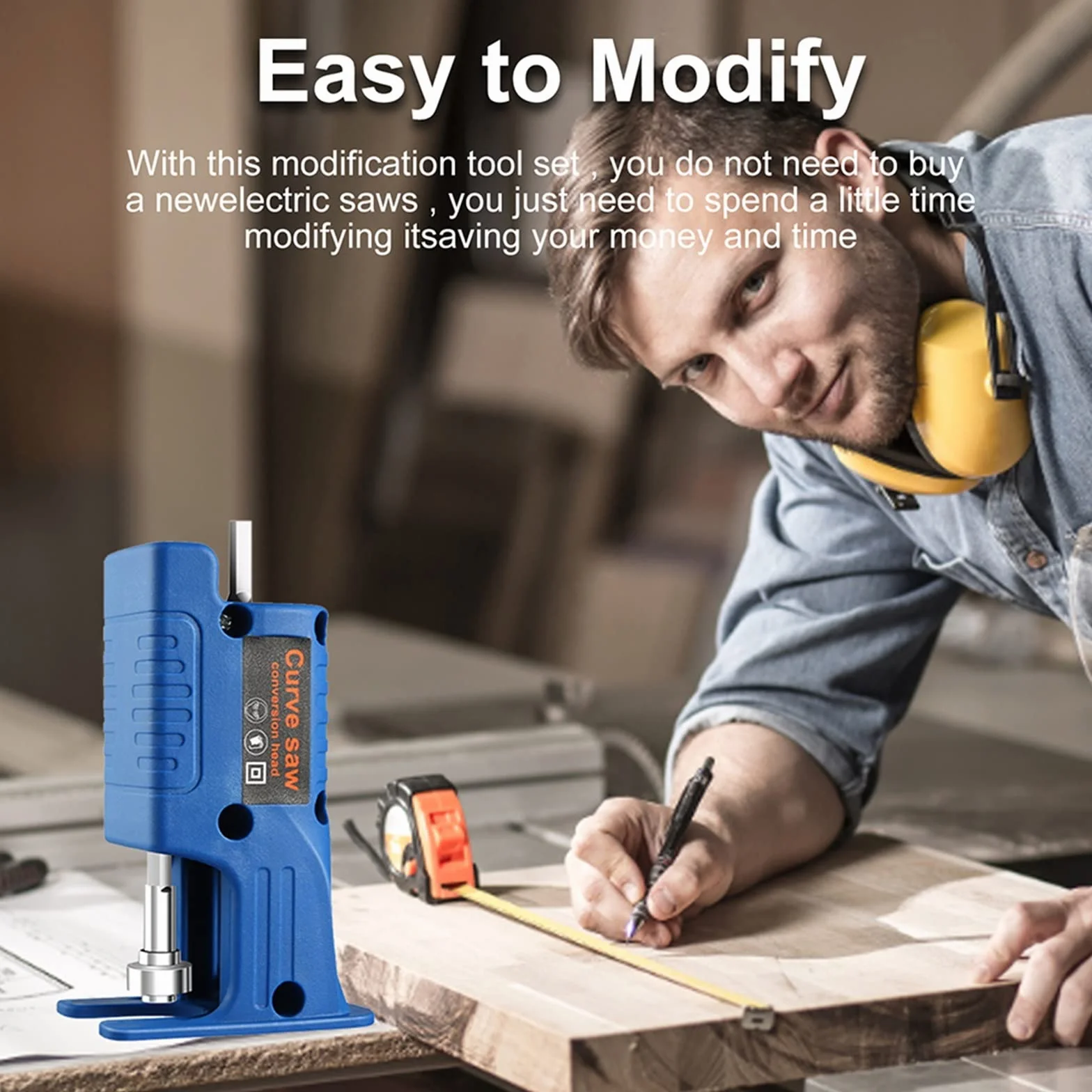 Ręczny adapter konwertera z adapterem mocowania brzeszczotu Wielofunkcyjny elektryczny adapter piły szablastej do noża do metalu(Reciprocating Saw 04)