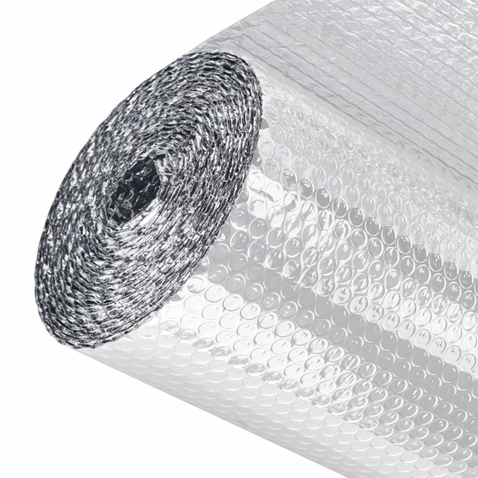 Odblaskowa Podwójna Aluminiowa Folia Bąbelkowa Samoprzylepna W Rolce,Osłona Termiczna Izolacja Termiczna Bariera Promieniująca Do Okien Kanały Grzejnik Dach(Size:1 * 30m,Color:Srebro)