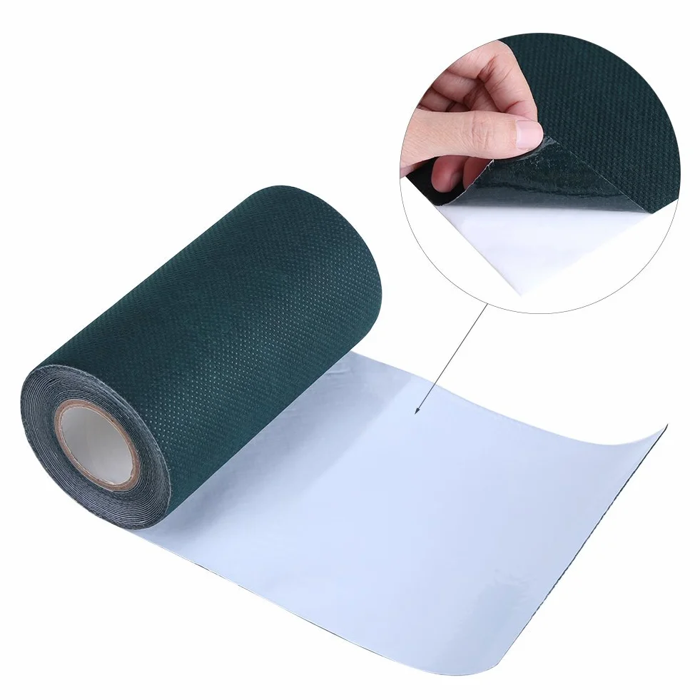 Taśma klejąca do trawnika 5m x 15 cm zielona samoprzylepna