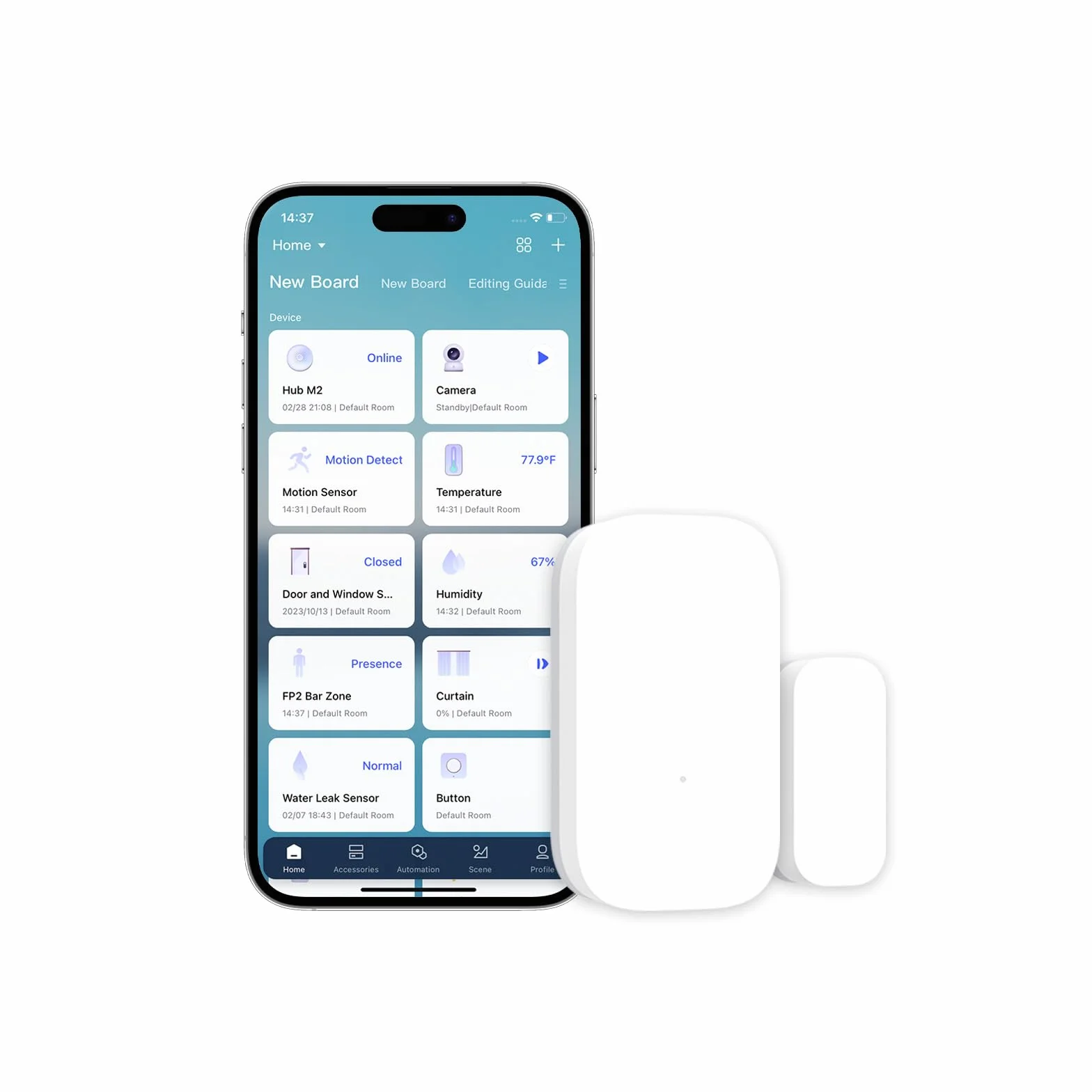 Aqara Czujnik Otwarcia Drzwi i Okien, WYMAGANY HUB OD AQARA, Zigbee, Bezprzewodowy Miniczujnik Kontaktu do Systemu Alarmowego i Automatyzacji Domu, Kompatybilny z HomeKit, Alexa, Działa z IFTTT