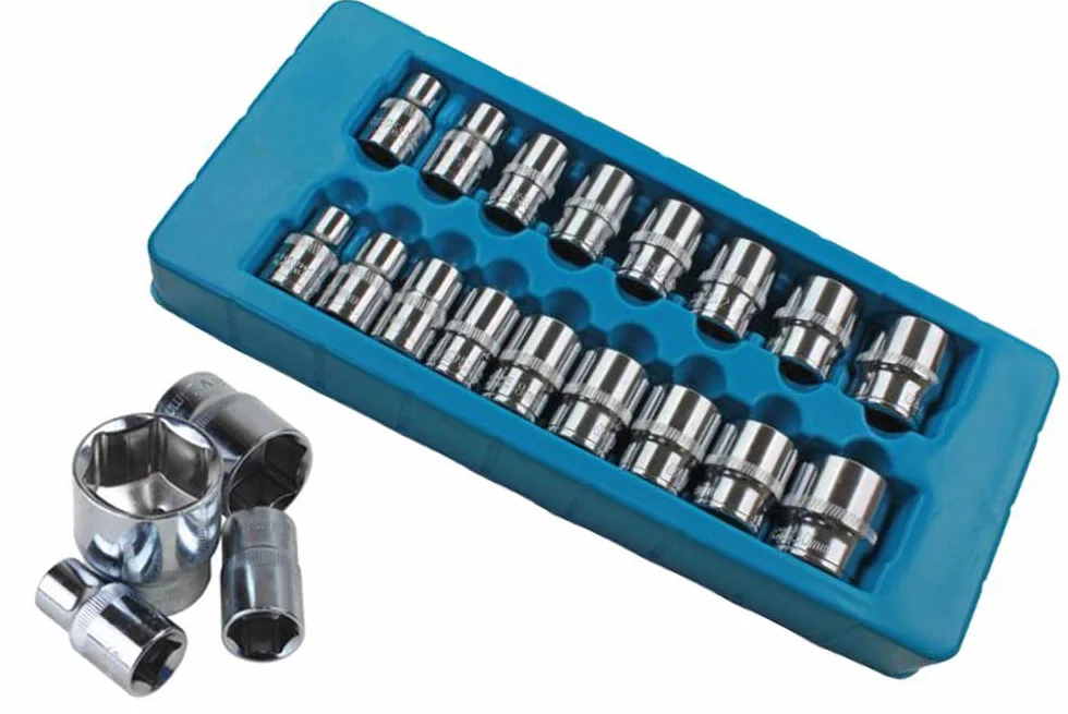 US PRO 17 szt. 1/2 dr płytki gniazda 6 punktów 10-30 mm 1394
