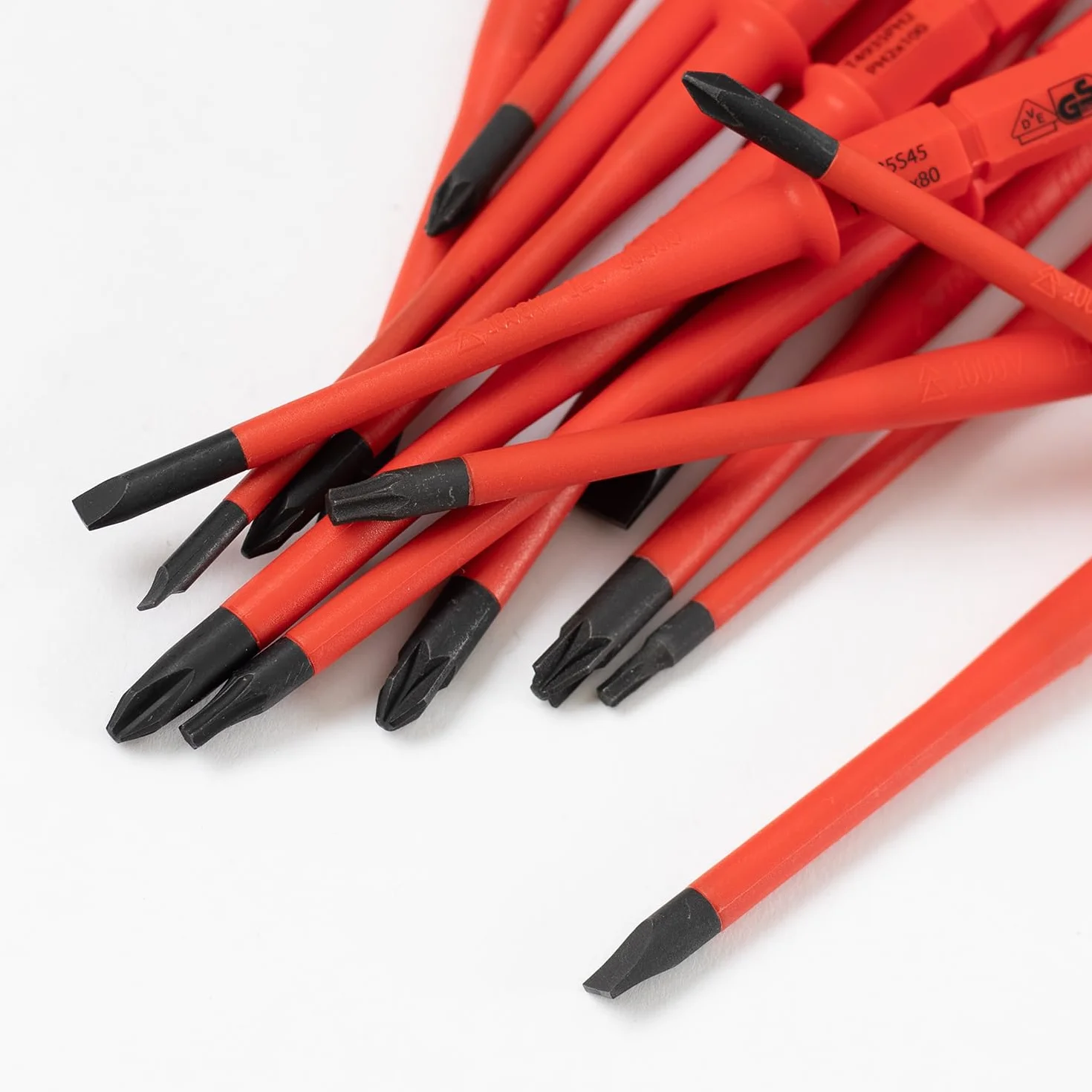 C.K Dextro VDE 16-częściowy zestaw wymiennych śrubokrętów, 14 cienkich ostrzy SL PZ MOD PH TORX, śrubokręt izolowany dla elektryków, wielofunkcyjny precyzyjny śrubokręt elektryczny, narzędzia T4935