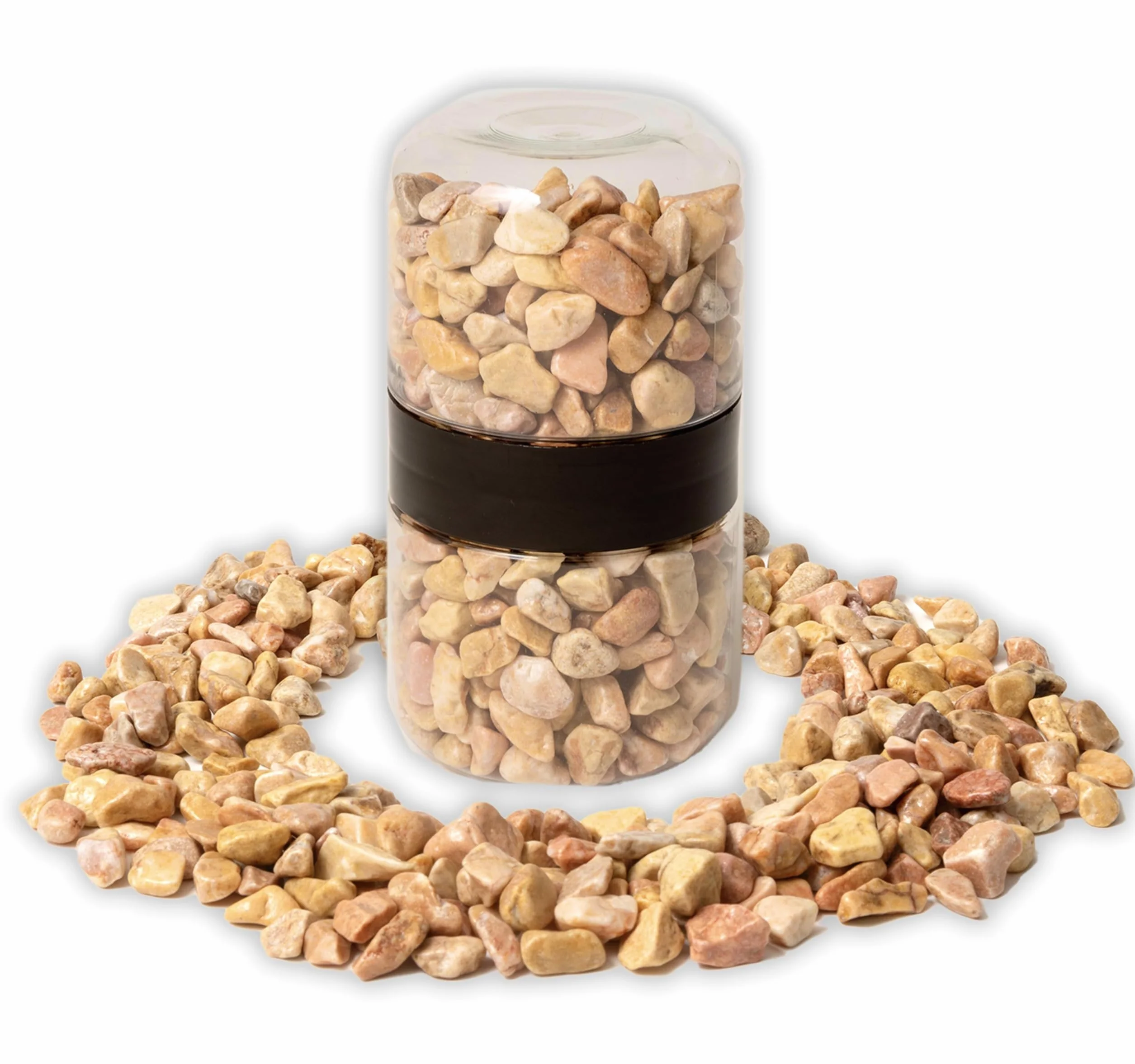 IPEA Kamienie dekoracyjne naturalne 8-10 mm 1 kg do wazonów ogrodowych akwarium