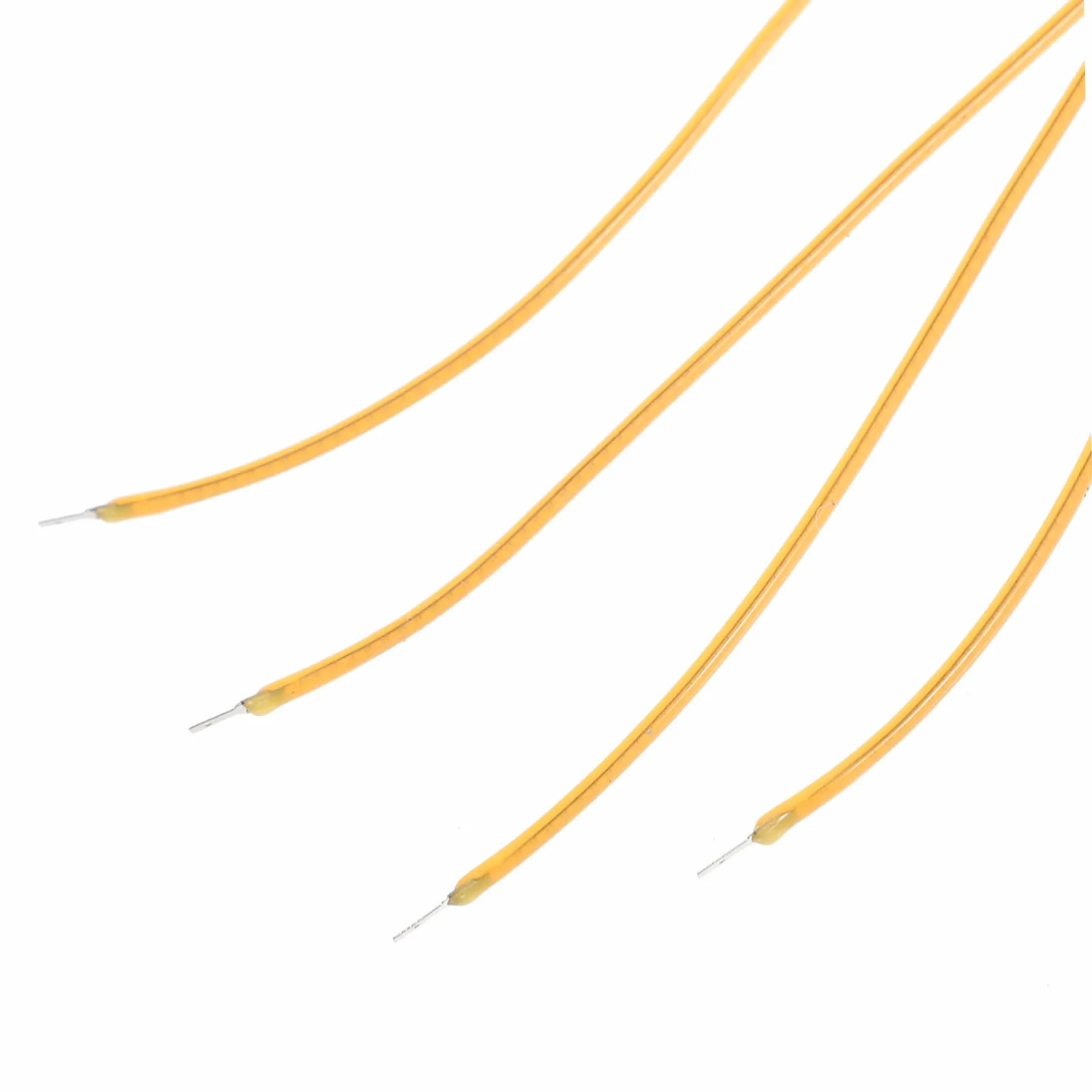 Gadpiparty Elastyczne żarówki LED z filamentu, 4 sztuki, 300 mm, 3 V, ciepła biel, silikonowa, giętka, akcesoria do oświetlenia wnętrz, naprawy lamp i kreatywnej dekoracji