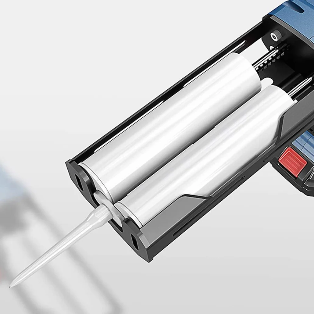 Bezprzewodowy elektryczny pistolet uszczelniający, dwukomponentowy aplikator epoksydowy 12 V, automatyczny do wkładów 400 ml, uszczelniacz silikonowy odpowiedni do różnych projektów