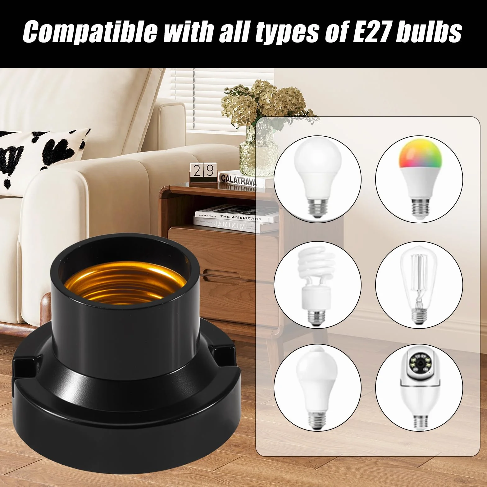 Joycabin 10 sztuk oprawek E27 do lamp w stylu vintage do przykręcenia żarówki oprawka do żarówek, lamp halogenowych