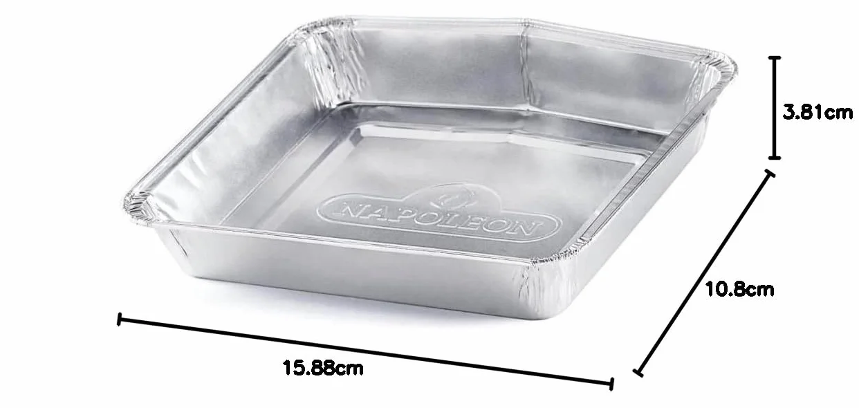 Napoleon 5-częściowy zestaw jednorazowych misek na tłuszcz z aluminium
