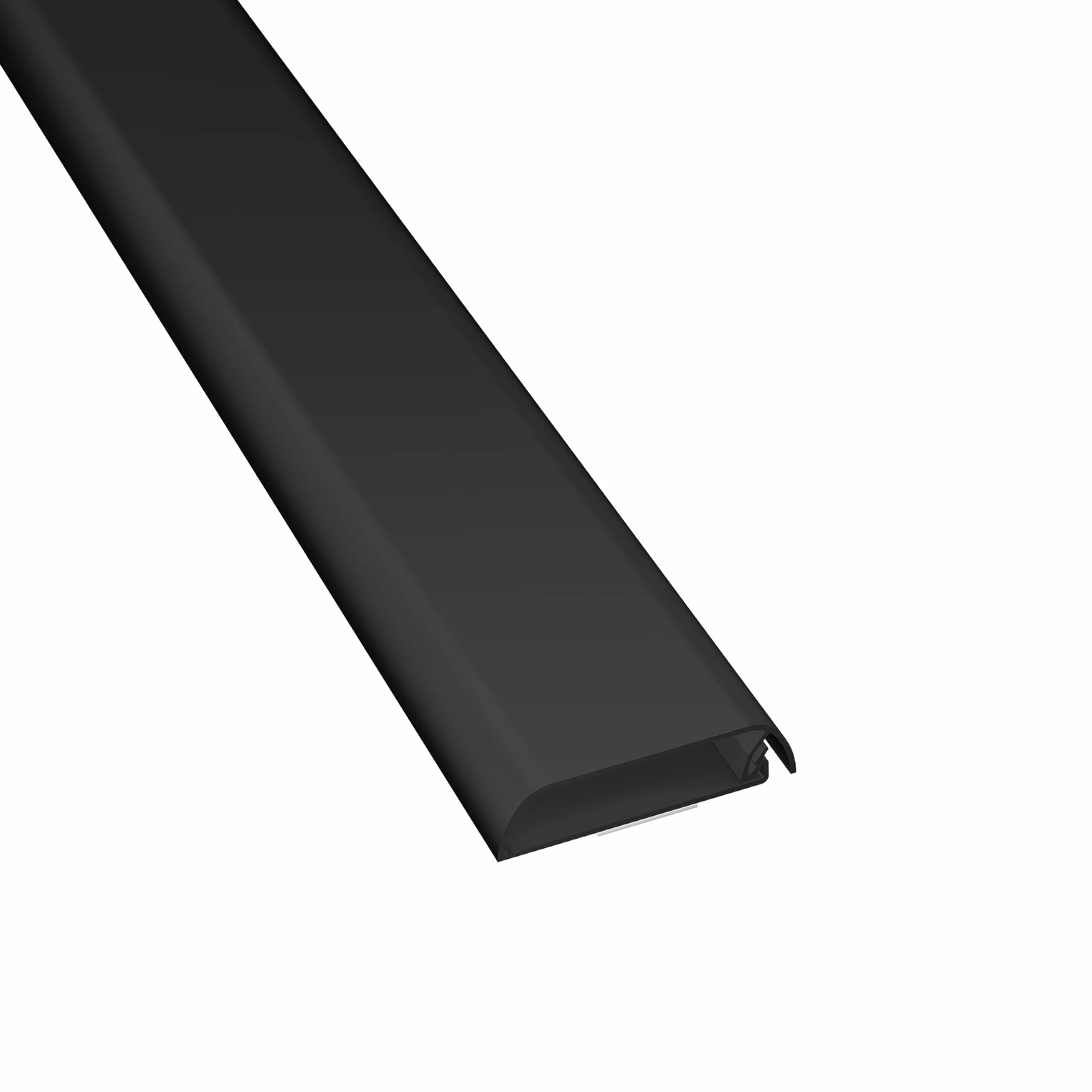D-Line Maskownica Kabli TV, Ukrywa Kable na Ścianie, Samoprzylepna Osłona Przewodów, Bezszwowy Niskoprofilowy Design – 60 mm (S) x 15 mm (W) x 40 cm Długości – Czarny