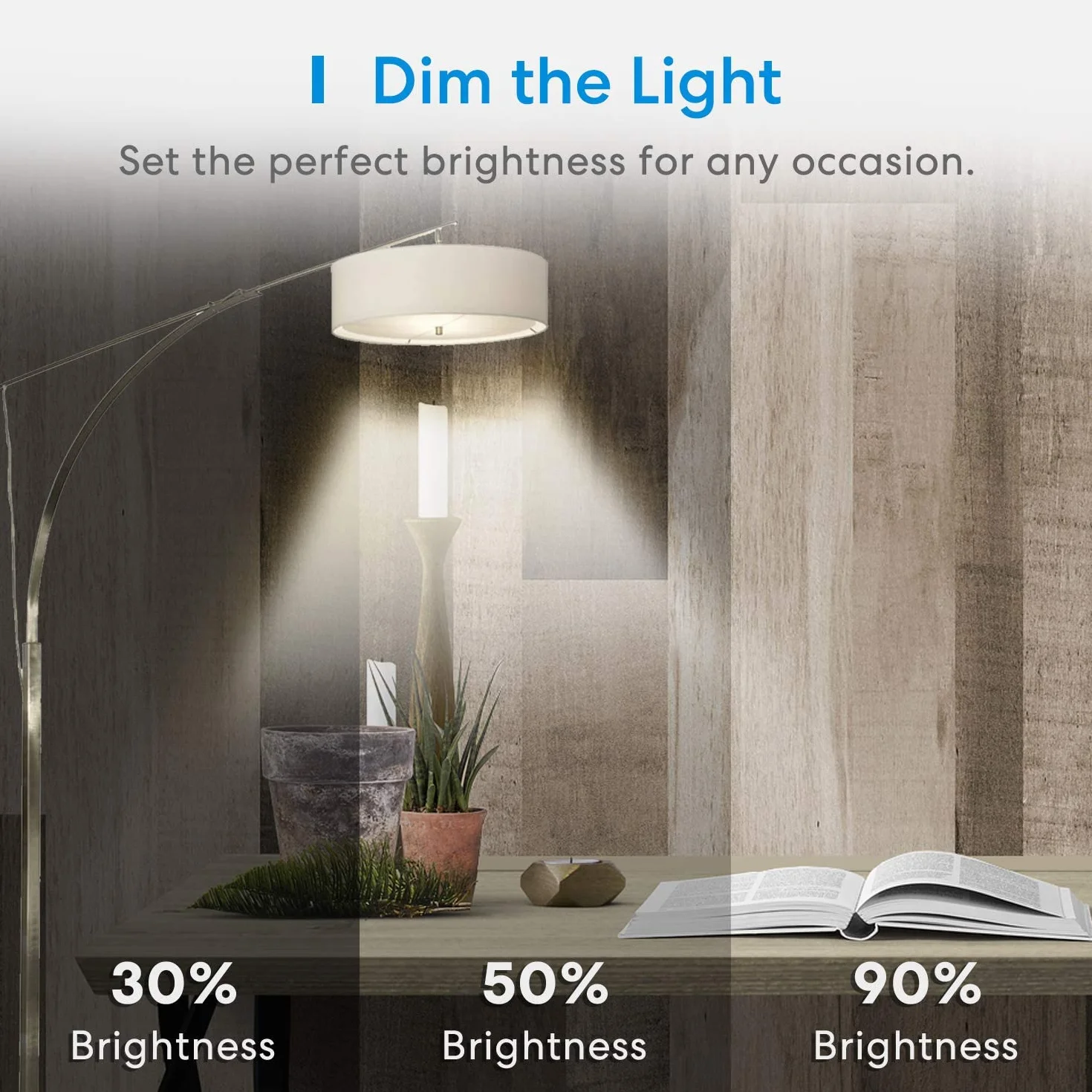 Meross Żarówka LED WiFi, inteligentna żarówka Edisona E27 kompatybilna z Apple HomeKit, Siri, Alexa i Google Home, 810 LM ściemnialna żarówka WiFi Ciepła biel 2700 K (odpowiednik 60 W)