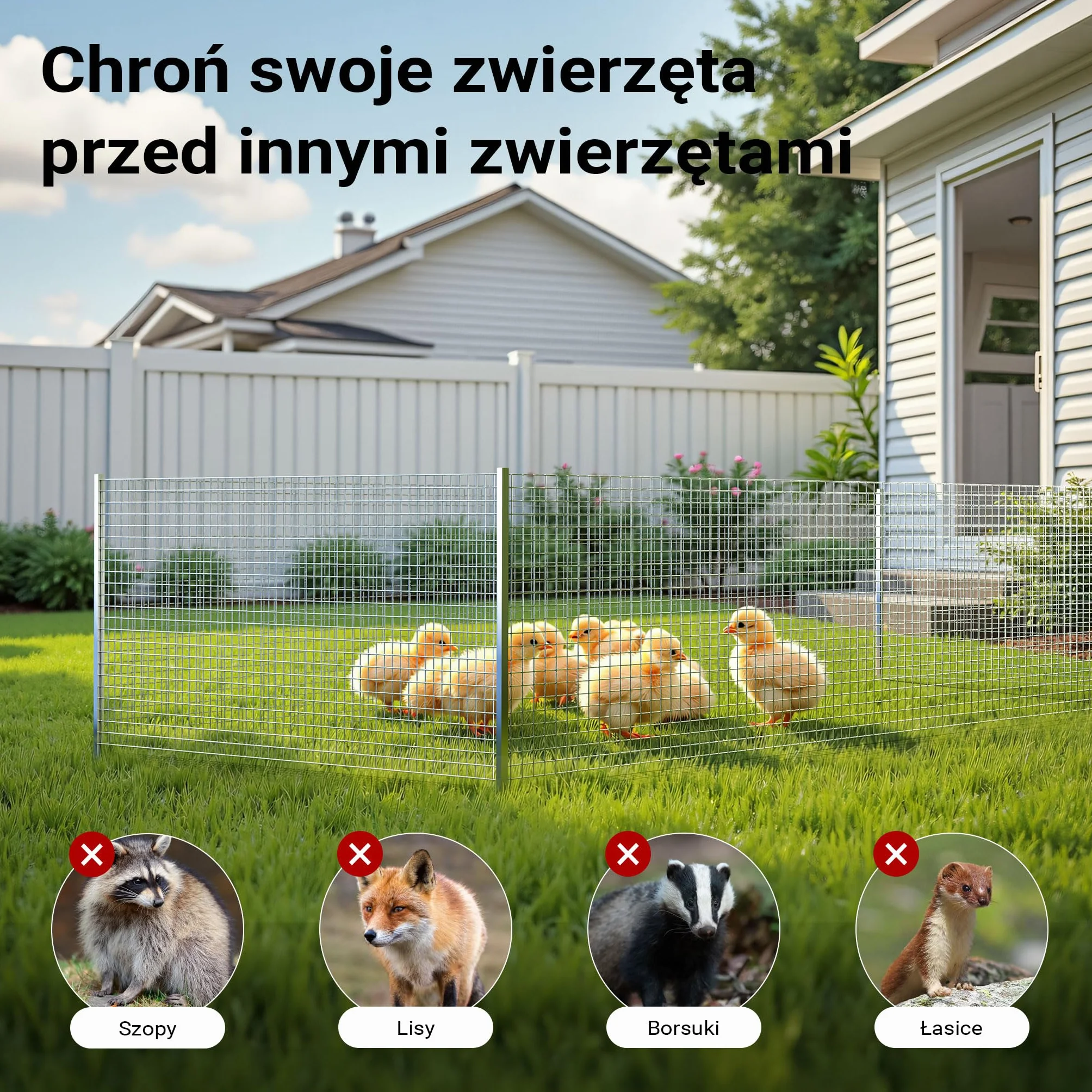 Wiltec Siatka ogrodzeniowa ocynkowana 1 x 5 m, stalowa siatka leśna na woliery i gryzonie, drut 1,2 mm, oczka 25 x 25 mm, trwała ochrona dla upraw i ogrodów