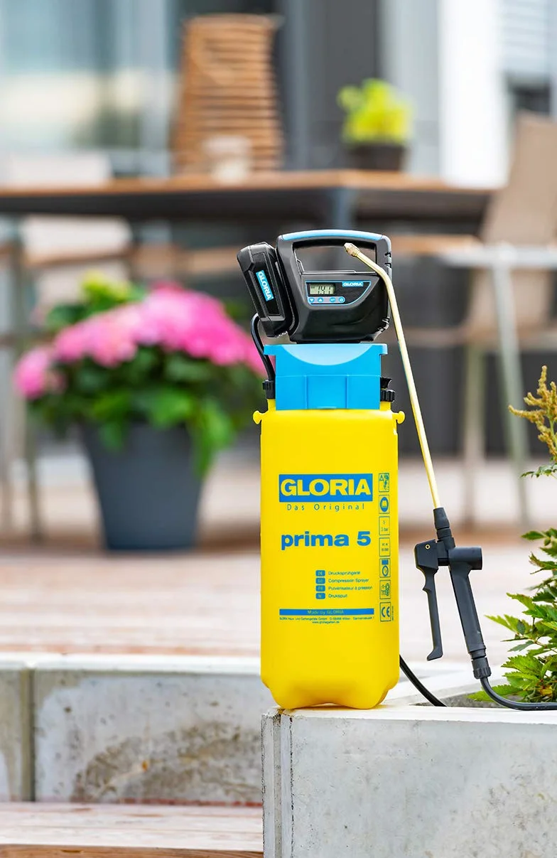 GLORIA Kompresor akumulatorowy do pianownicy i opryskiwacza ciśnieniowego, Bosch 18 V