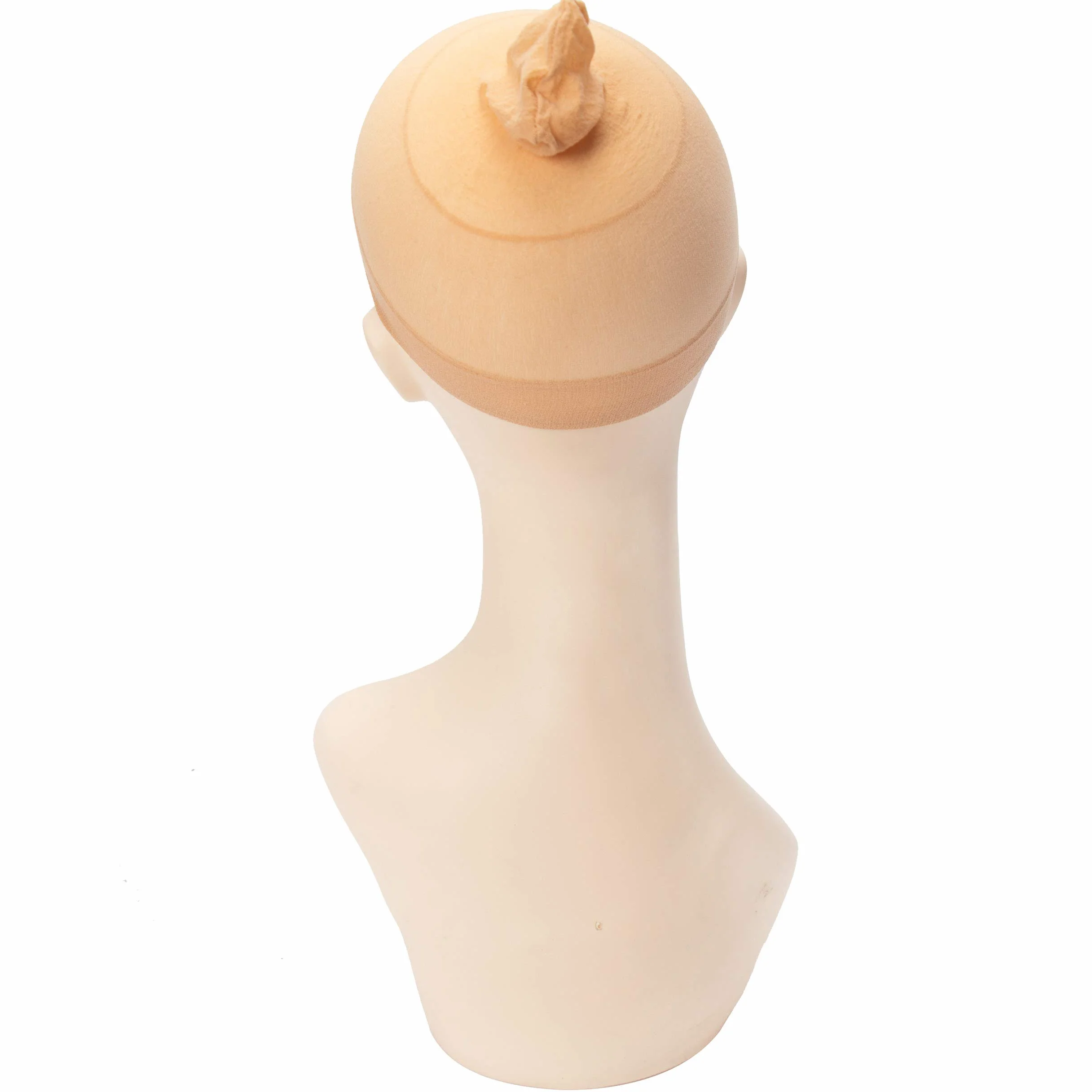 Zestaw 2 nylonowych nakładek na perukę, elastyczna czapka, wsparcie peruki unisex, dla kobiet i mężczyzn, naturalny beż