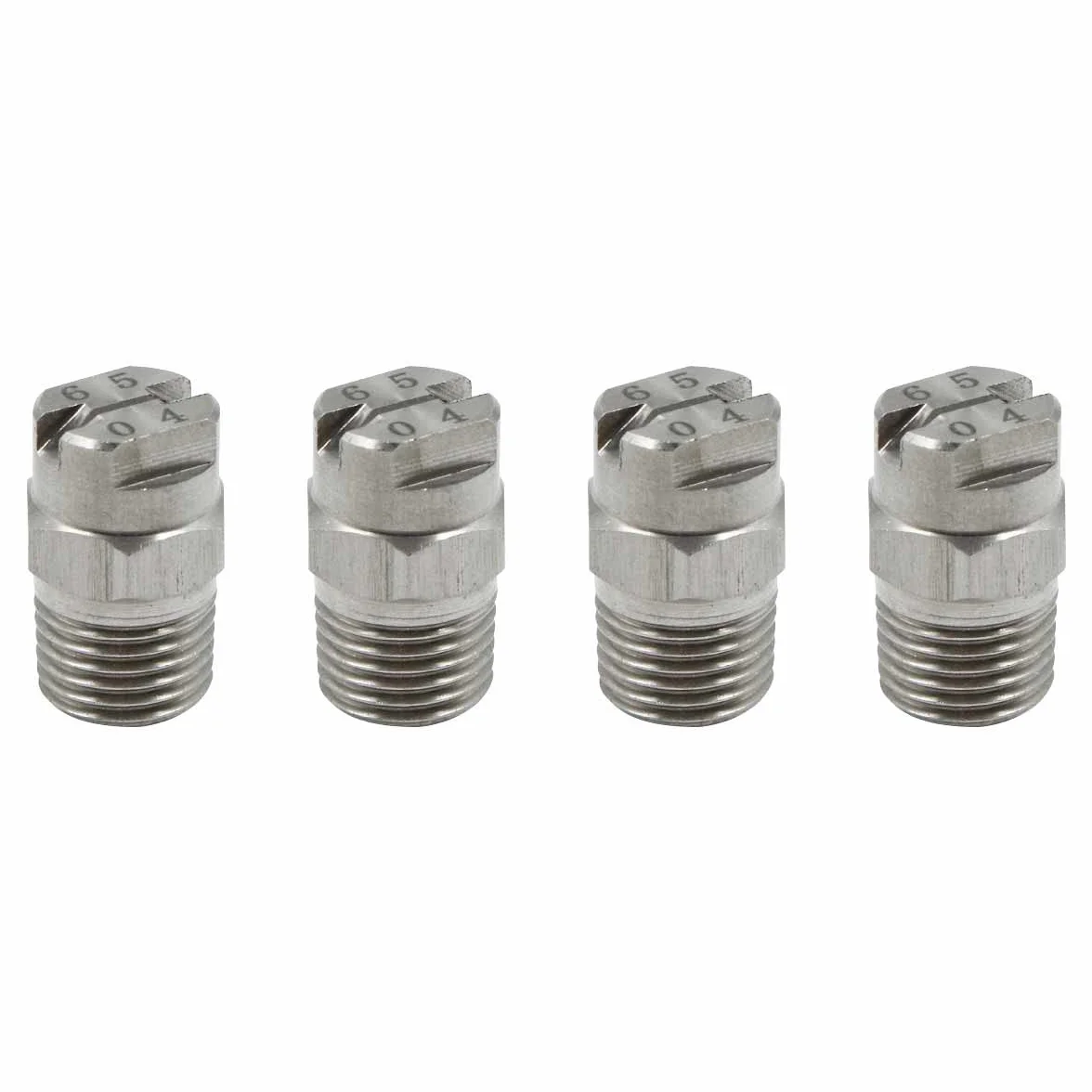 Dysza natryskowa wysokociśnieniowa 65 stopni 1,3 mm 1/4" 4 sztuki