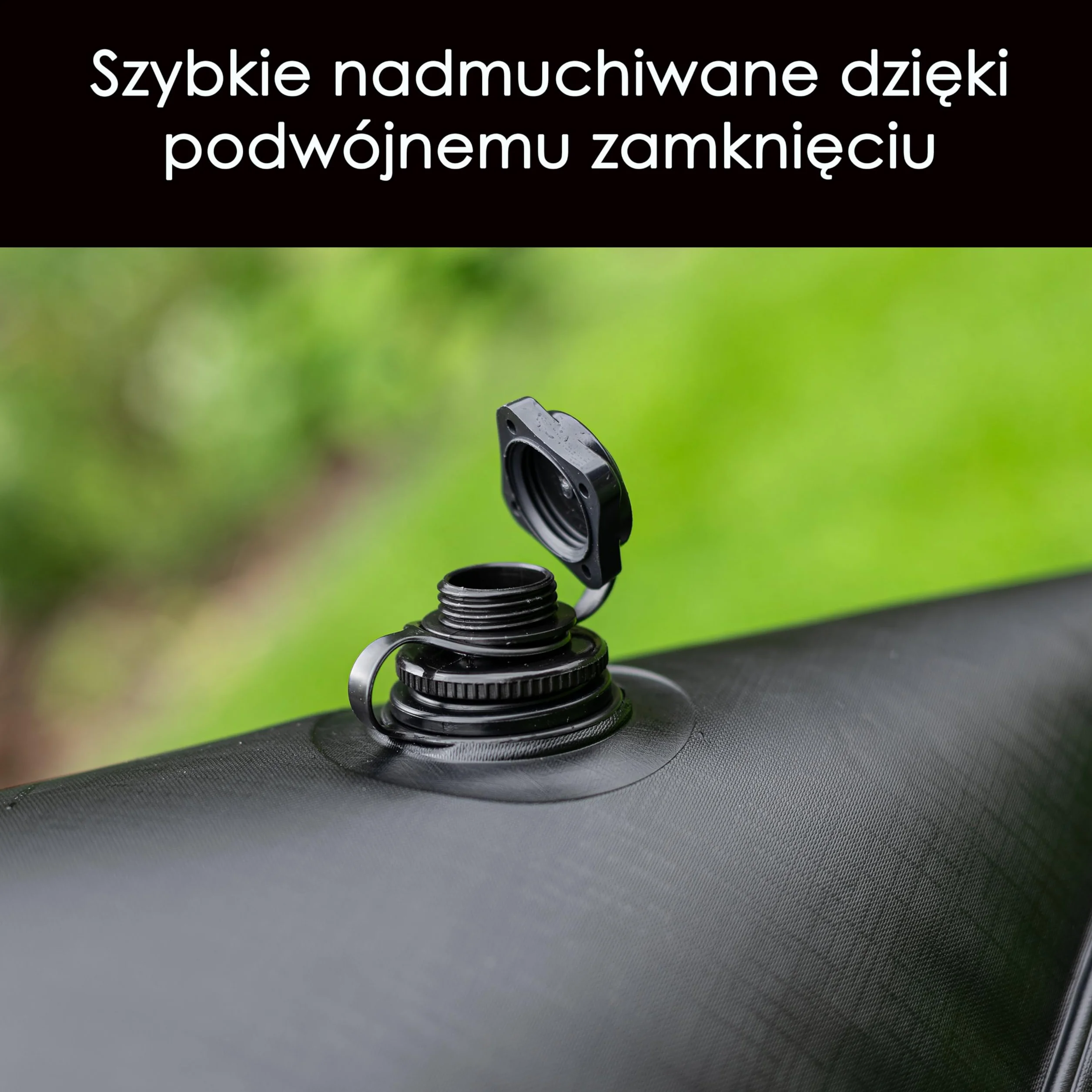 Zimowa poduszka basenowa XXL (2 x 4 metry) – poduszka zimowa do przykrycia basenu – odporna na warunki zimowe – poduszka na basen, poduszka powietrzna, poduszka na zimę