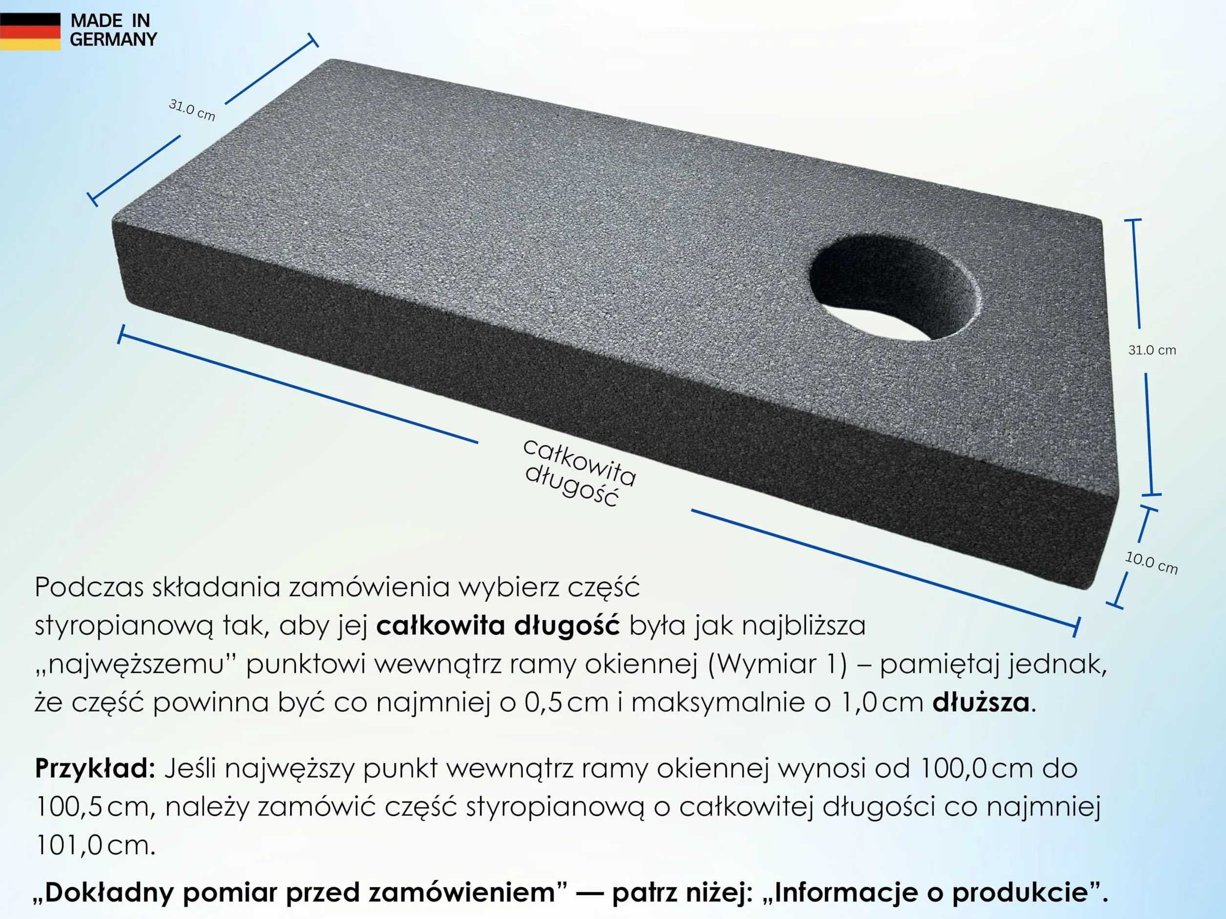 Uszczelka okienna 30–249 cm do klimatyzatora przenośnego i suszarki wywiewowej, także do drzwi – szybki montaż bez wiercenia/klejenia – uszczelka do klimatyzatorów [109 cm]