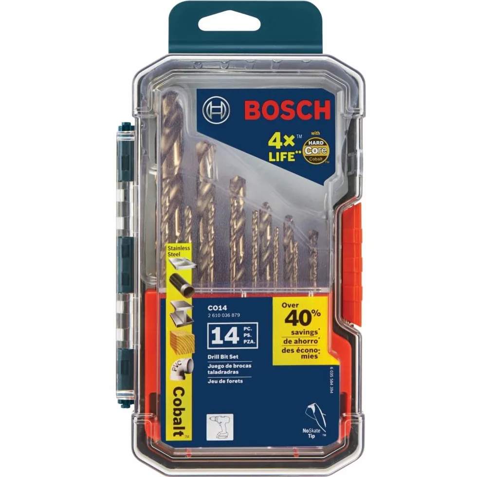Bosch CO14 zestaw wierteł do metalu kobaltowego (14 szt.)