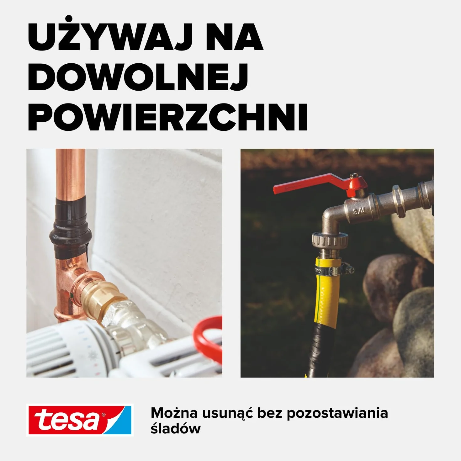 Tesa 56064-00001-00 Taśma Uszczelniająca, Czarny, 2,5m x 19mm