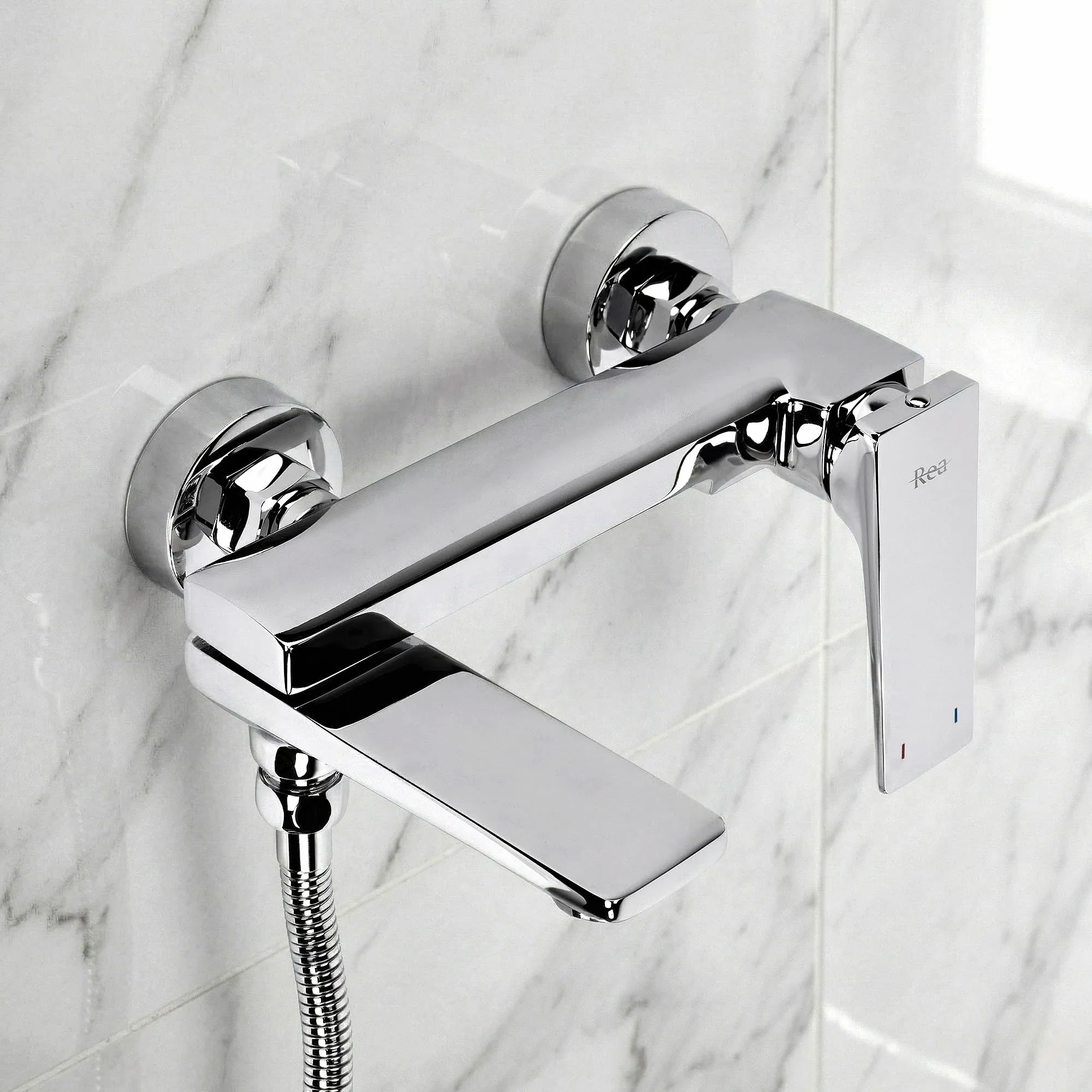Rea - bateria wannowa - Prime PREMIUM - Chrom Mosiądz 18x4,2x13cm