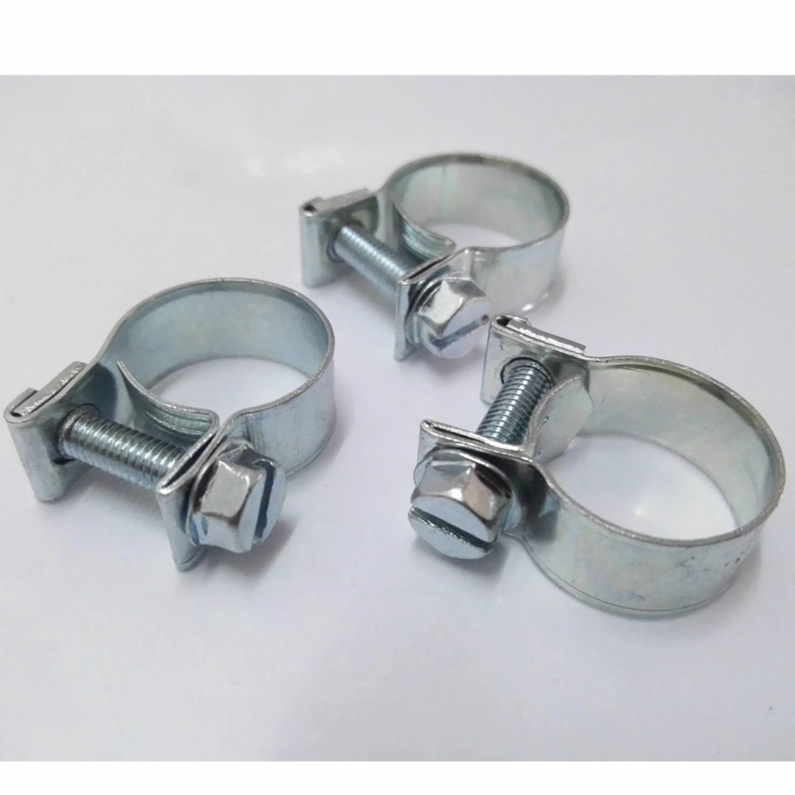 10 sztuk ocynkowanych zacisków paliwowych do rur 6-20 mm-trwałe metalowe łączniki do ropy, wody, powietrza i gazu(11-13mm)